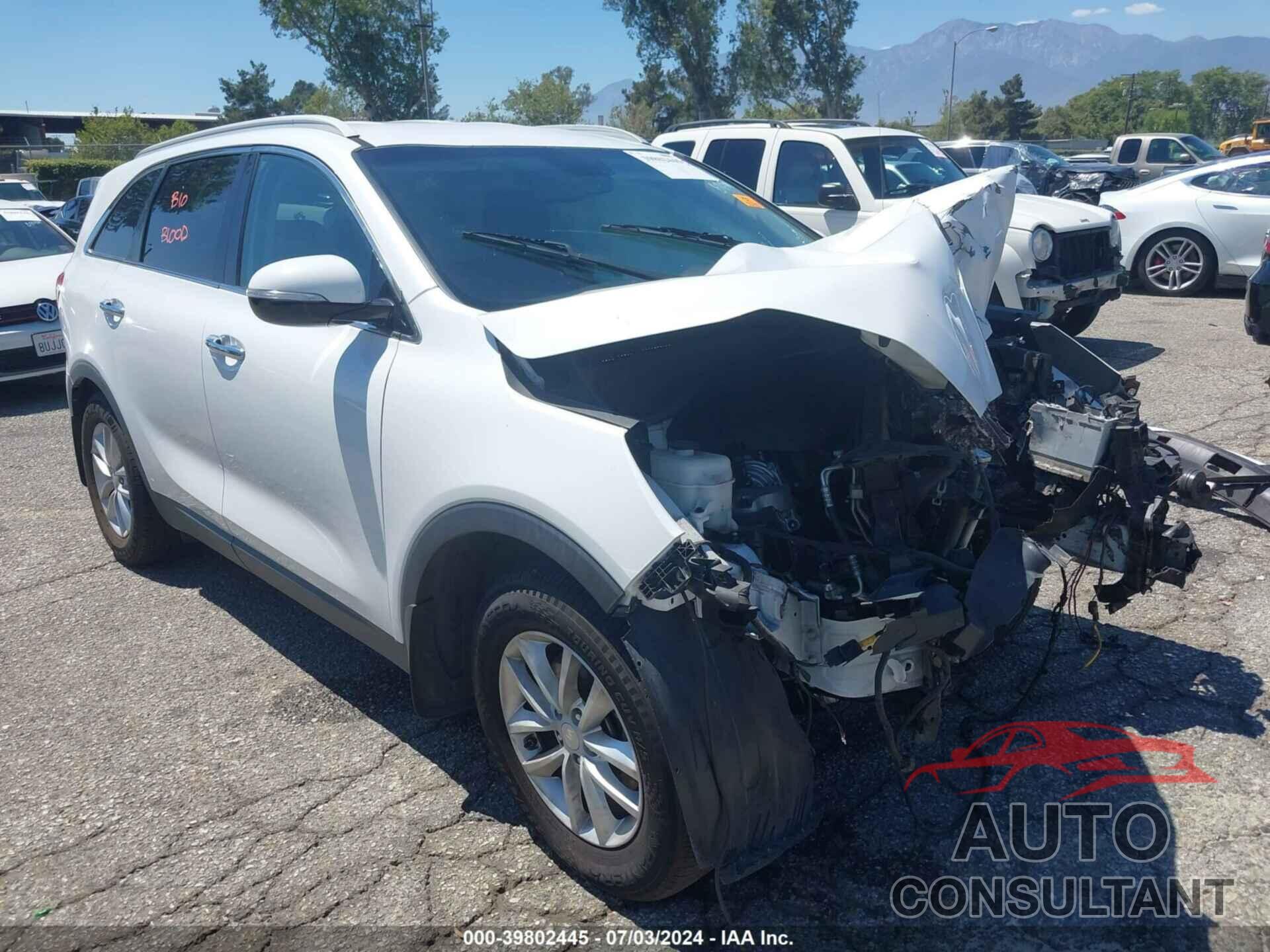 KIA SORENTO 2017 - 5XYPG4A37HG285747