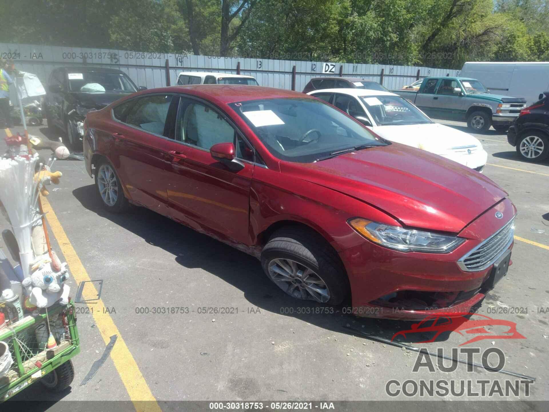 FORD FUSION 2017 - 3FA6P0HDXHR195149