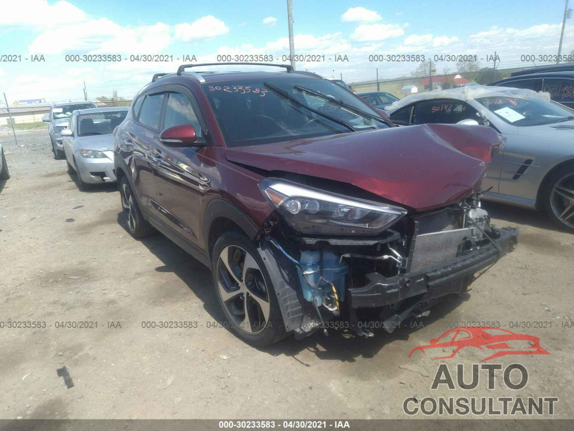 HYUNDAI TUCSON 2016 - KM8J3CA20GU164537