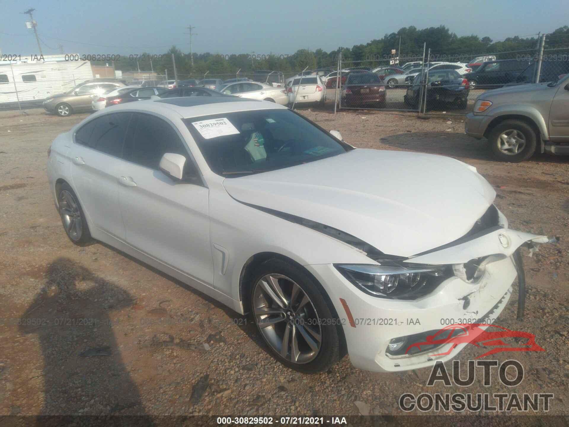 BMW 4 SERIES 2019 - WBA4J5C55KBM65901