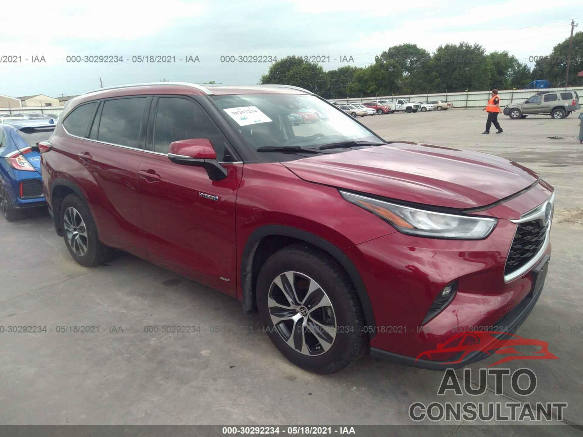 TOYOTA HIGHLANDER 2020 - 5TDGBRCH4LS503160