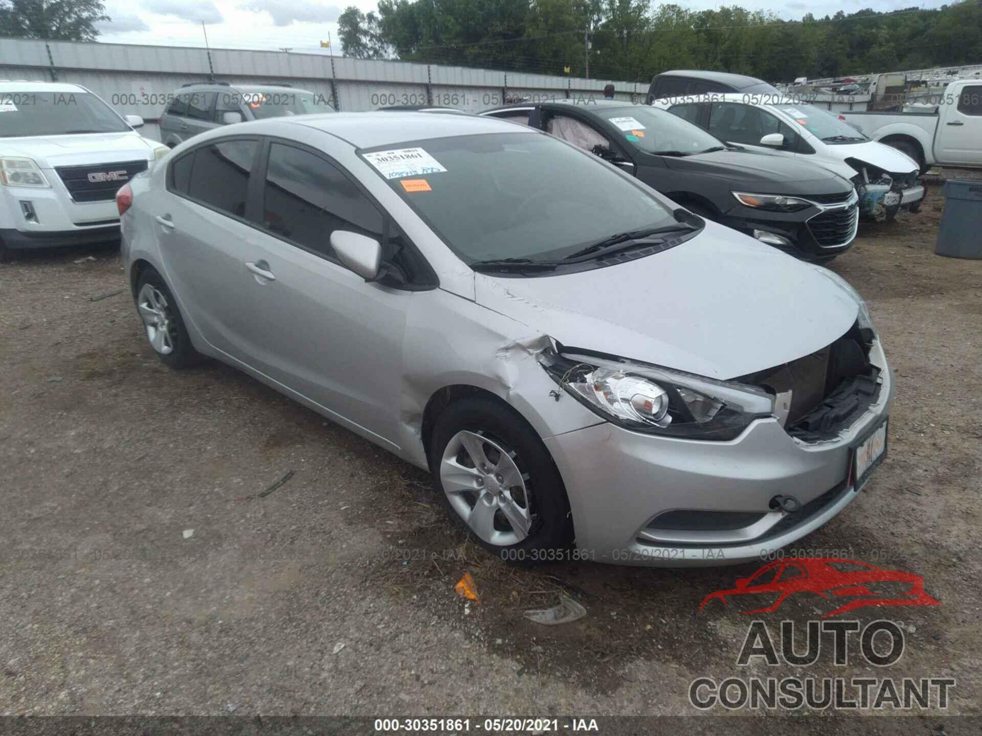 KIA FORTE 2016 - KNAFK4A67G5514260