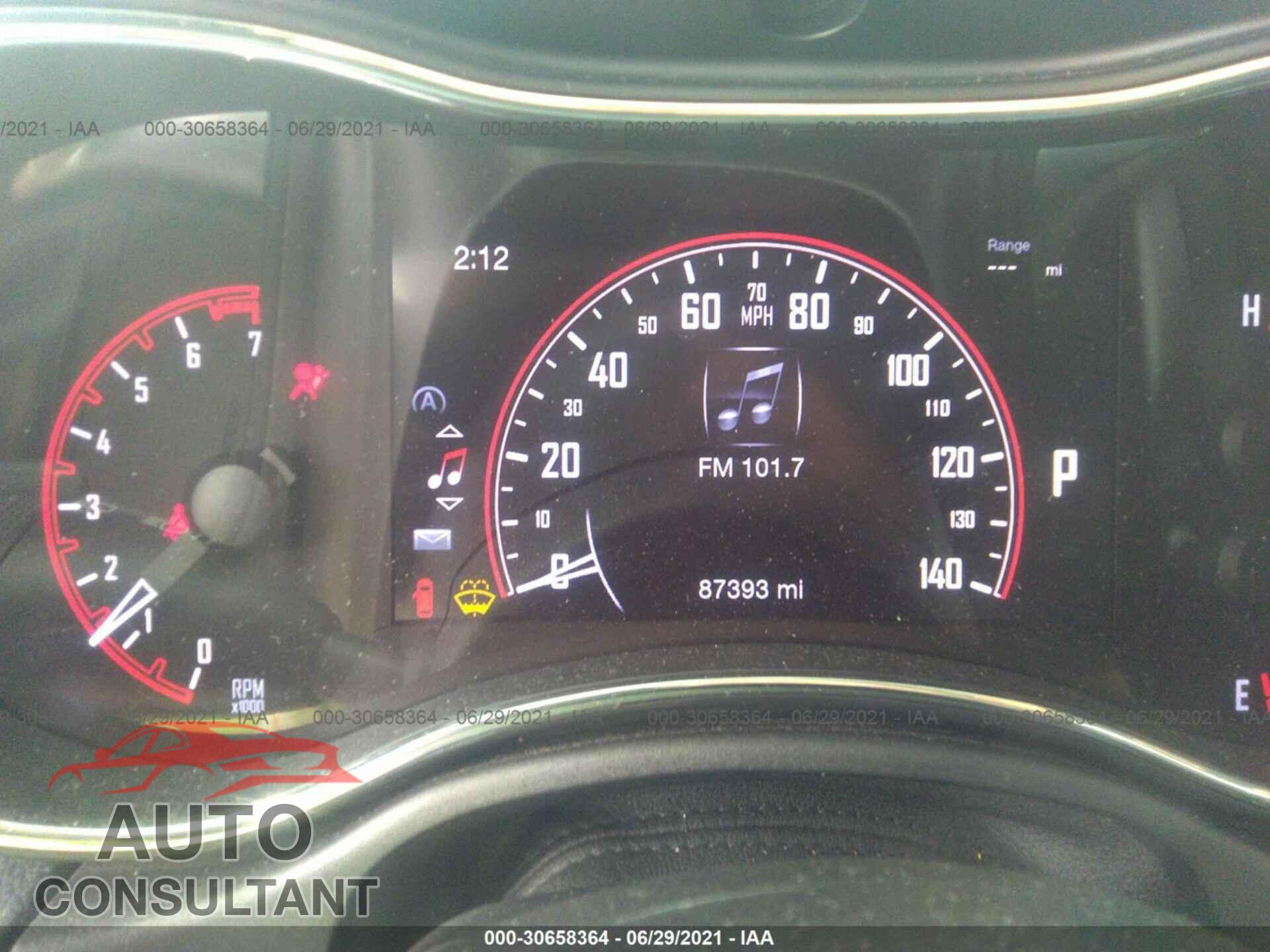 DODGE DURANGO 2017 - 1C4RDHDG3HC878484