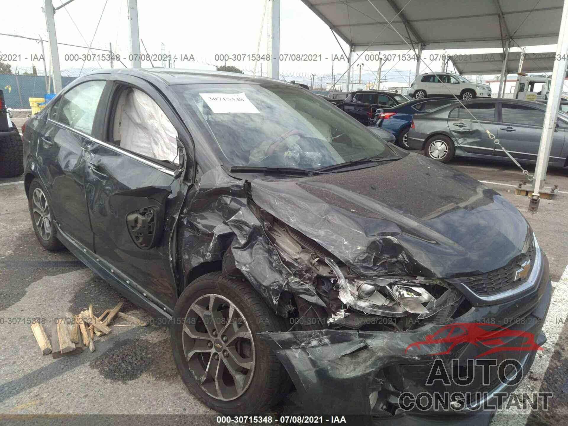 CHEVROLET SONIC 2017 - 1G1JD5SG6H4175026