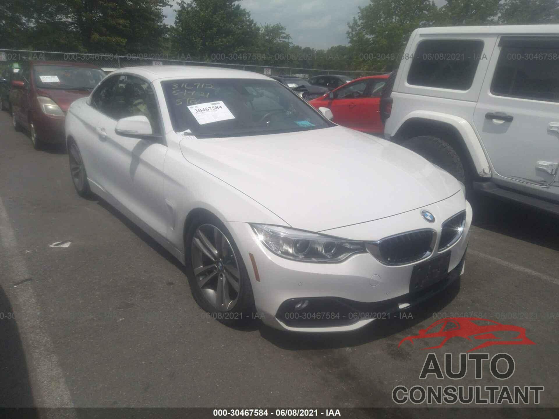 BMW 4 SERIES 2017 - WBA4U7C33H5H20170