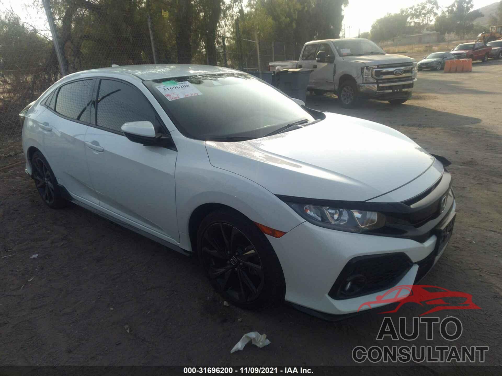HONDA CIVIC HATCHBACK 2019 - SHHFK7H40KU420574