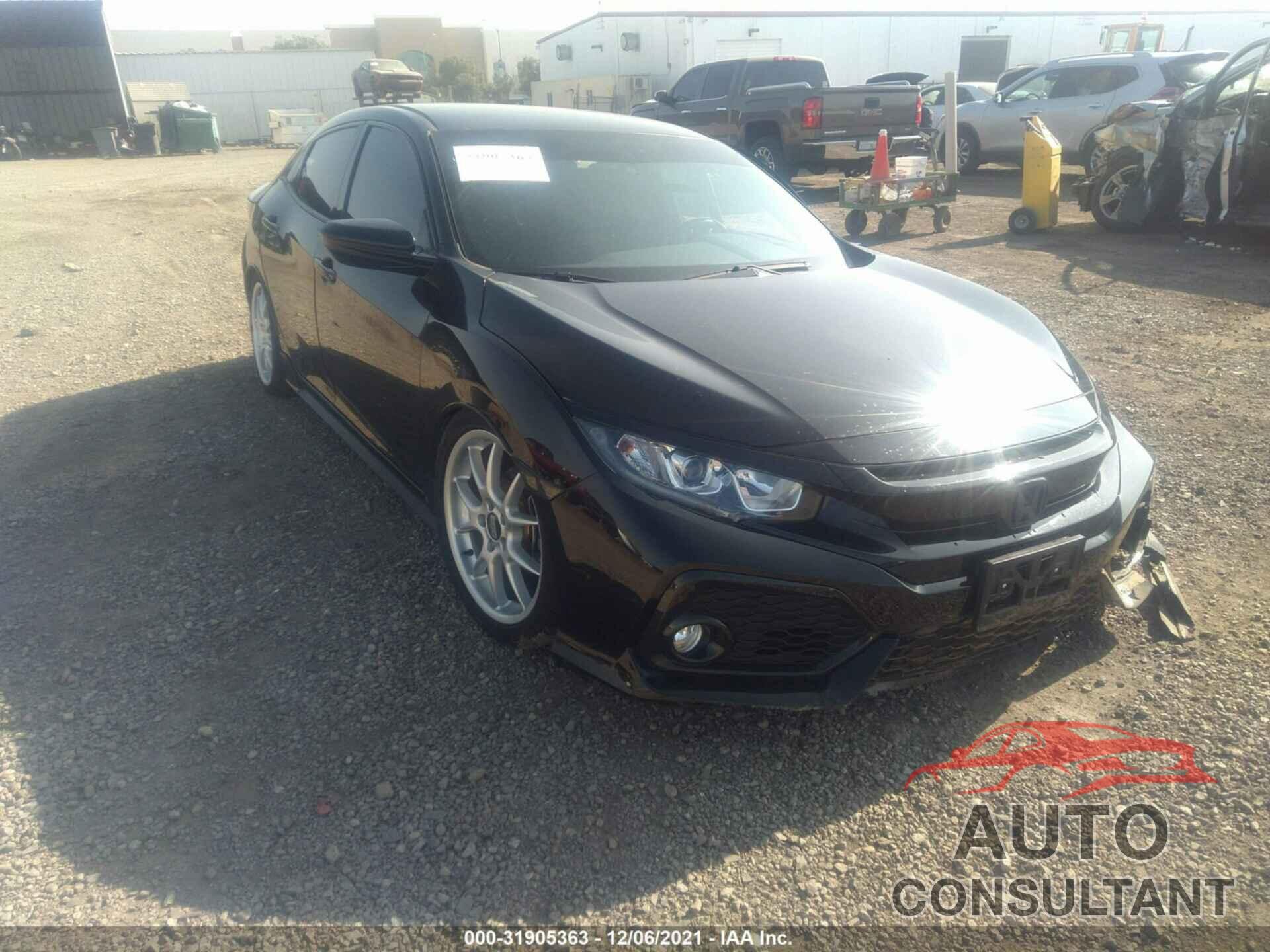 HONDA CIVIC HATCHBACK 2018 - SHHFK7H42JU407355