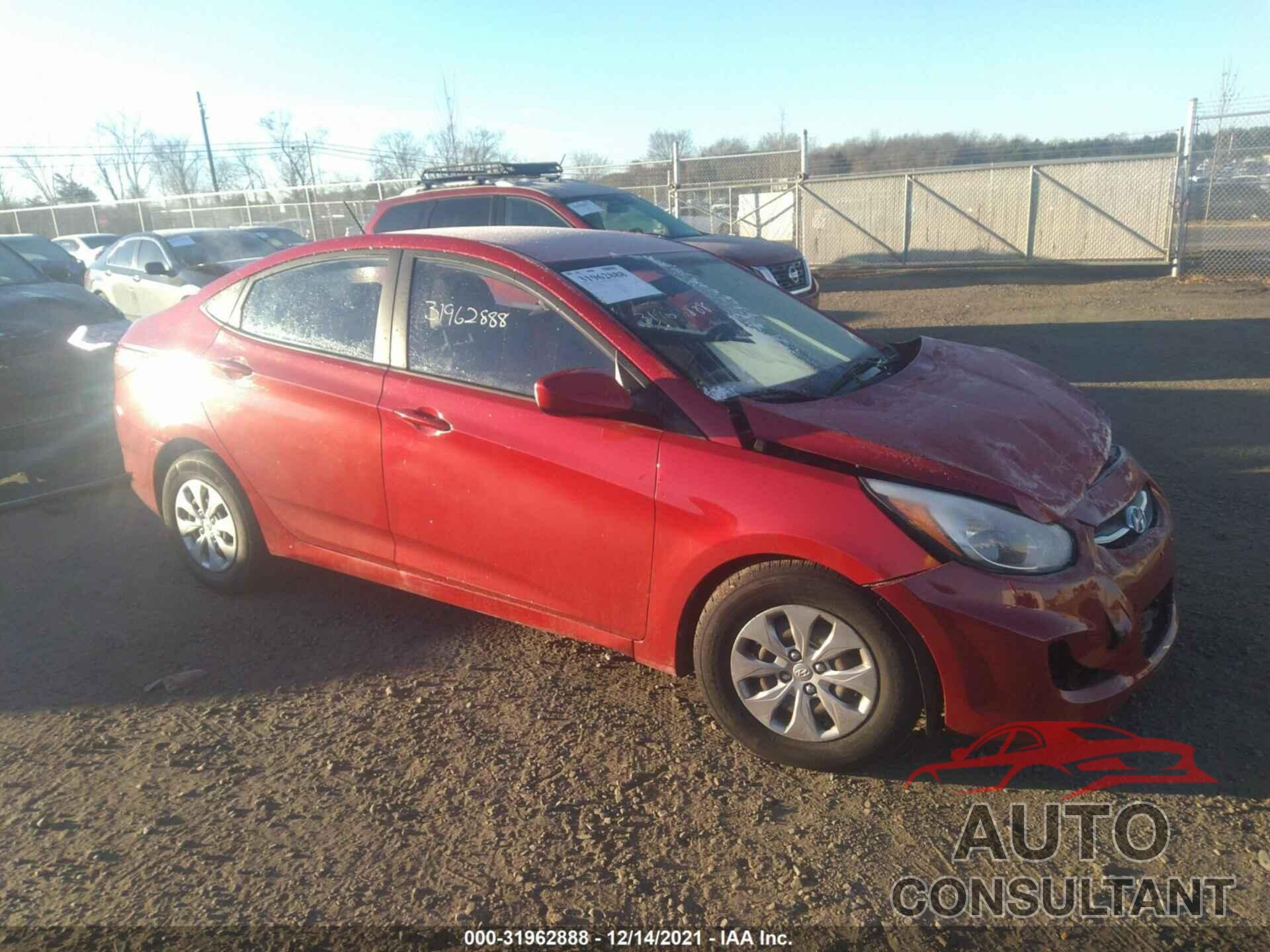 HYUNDAI ACCENT 2016 - KMHCT4AE1GU115999