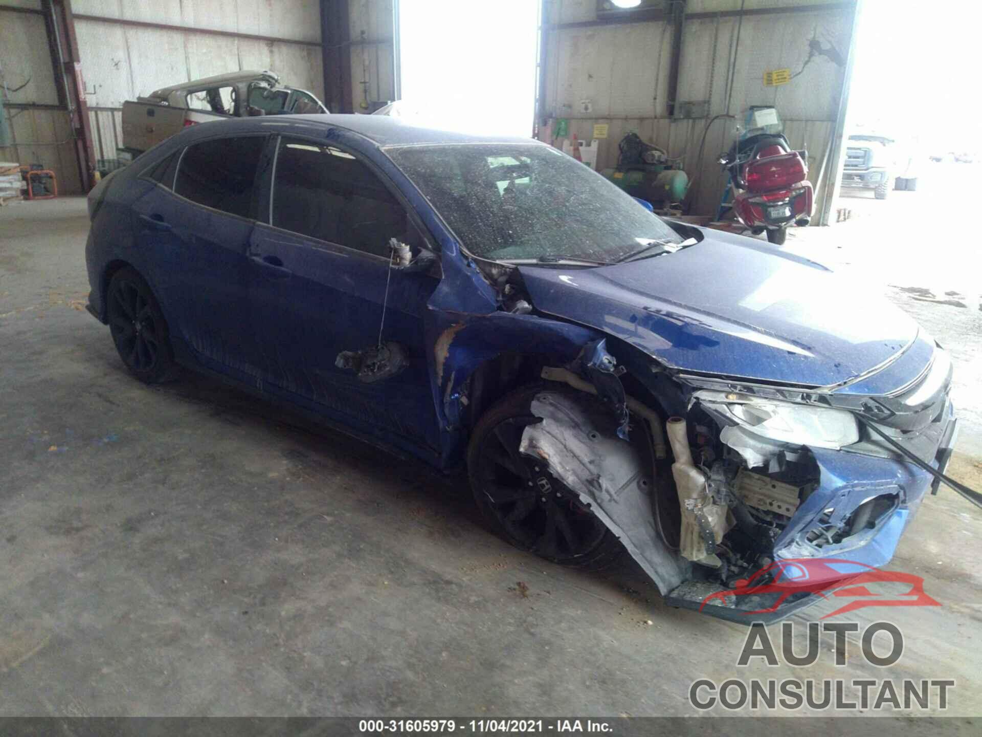 HONDA CIVIC HATCHBACK 2017 - SHHFK7H40HU224854