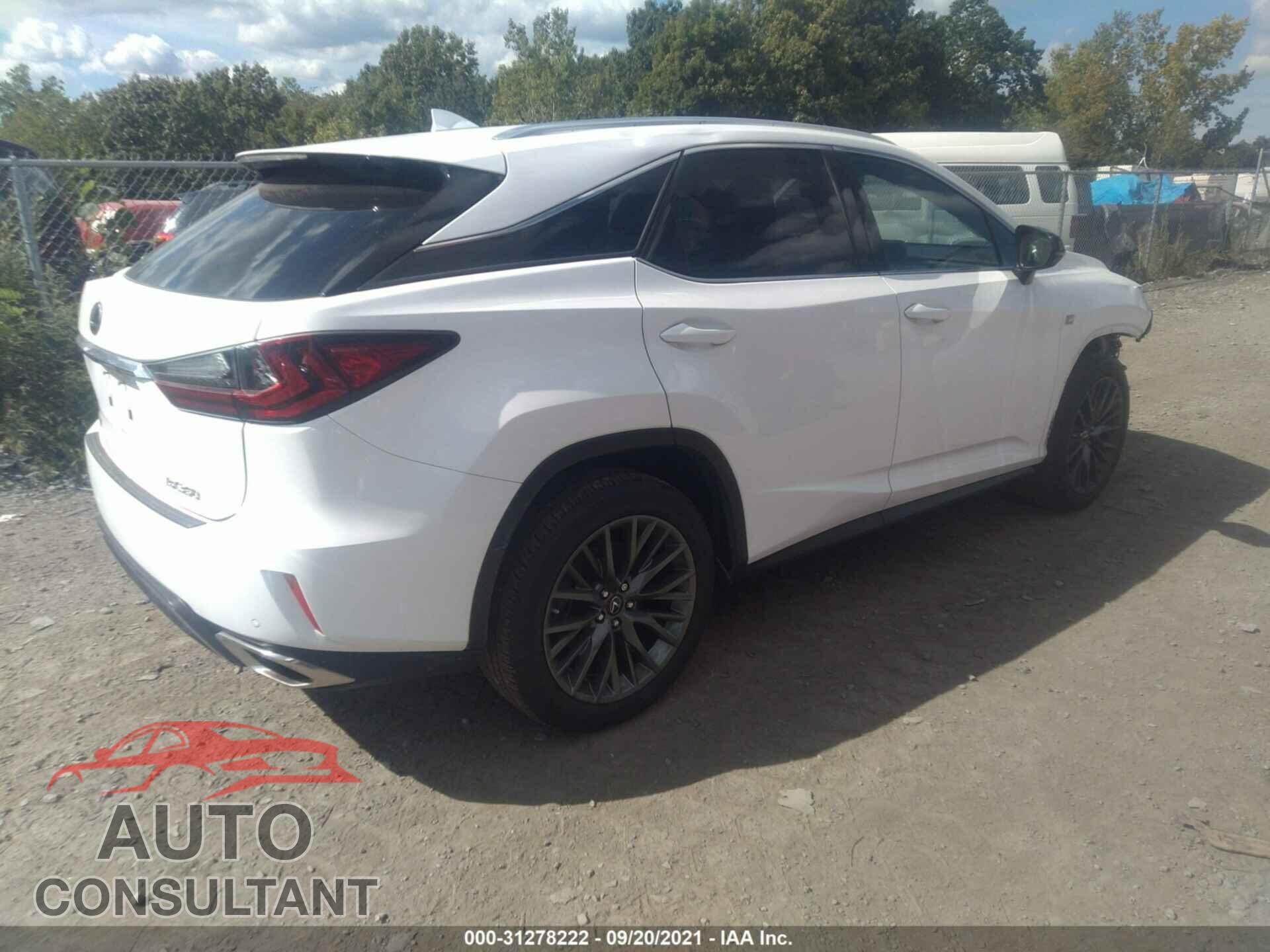 LEXUS RX 2019 - 2T2BZMCA3KC193257