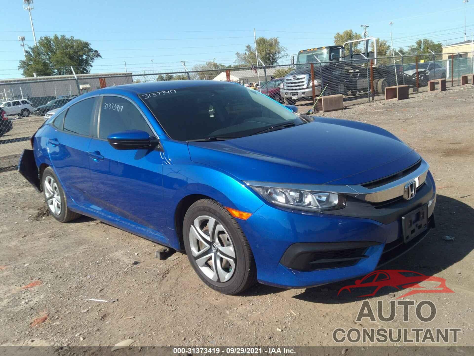 HONDA CIVIC SEDAN 2017 - 19XFC2F54HE031674