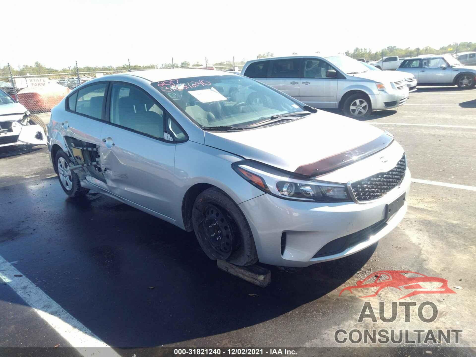 KIA FORTE 2017 - 3KPFL4A76HE142604