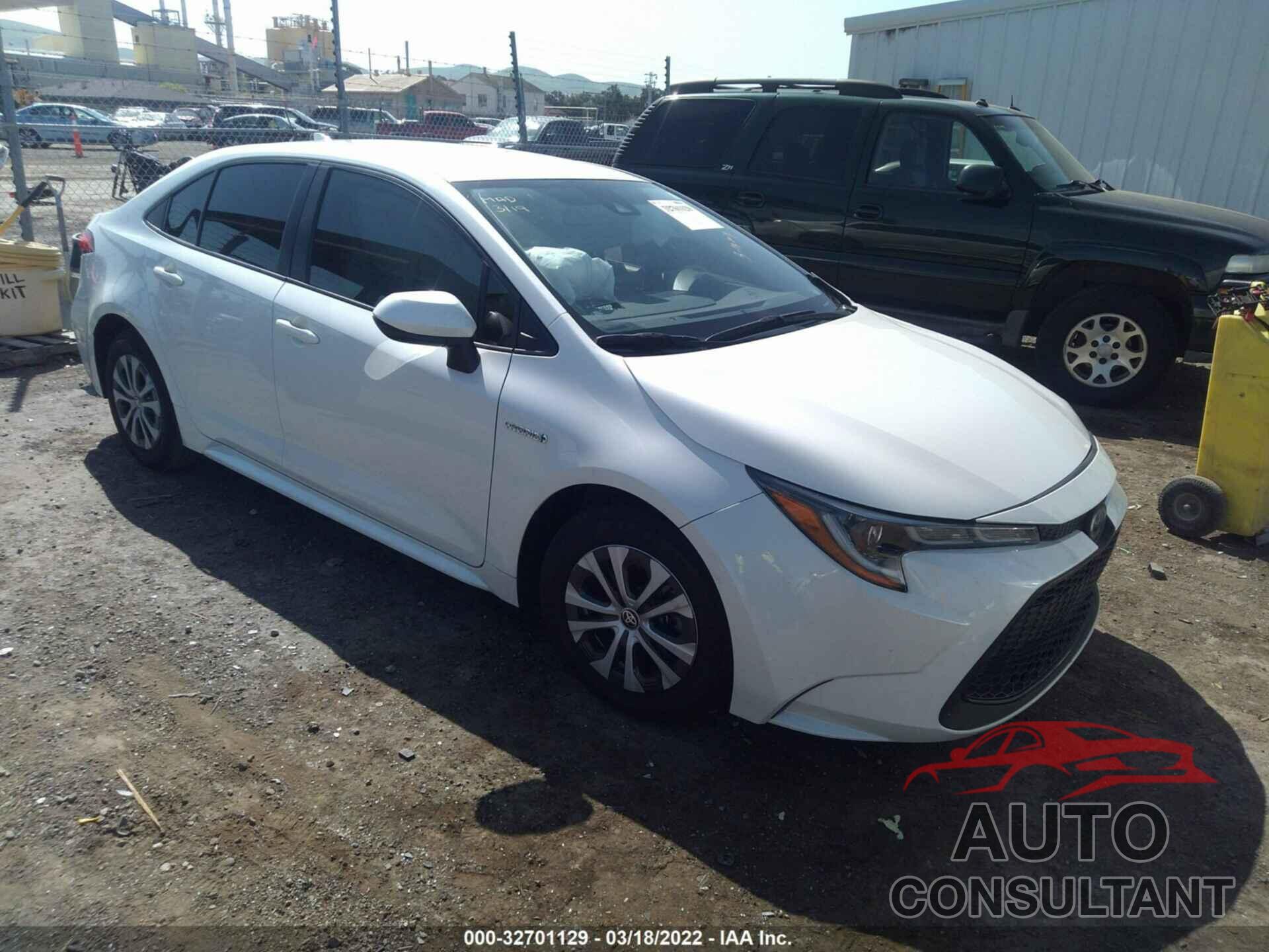 TOYOTA COROLLA 2020 - JTDEBRBE6LJ009409