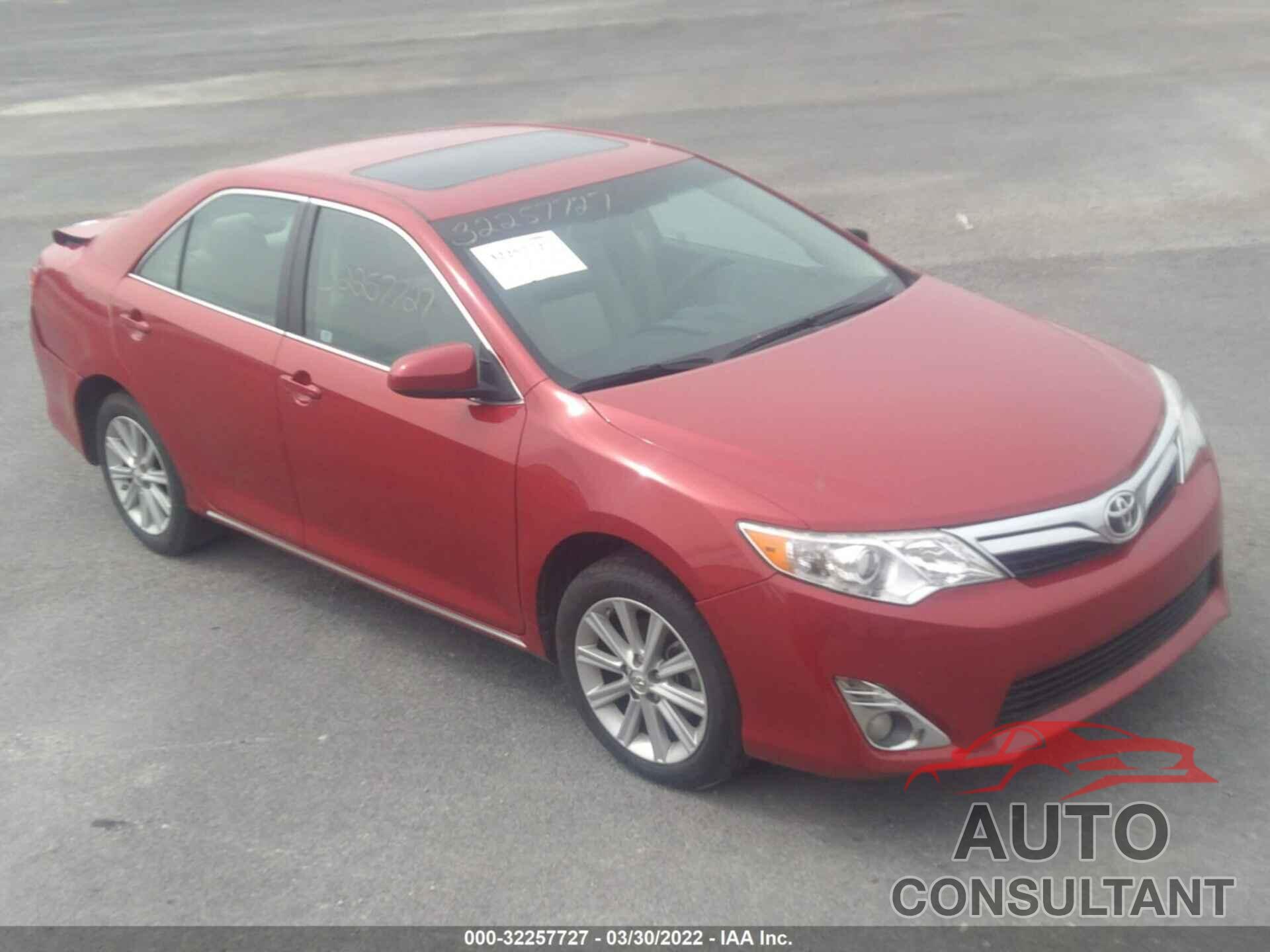 TOYOTA CAMRY 2013 - 4T4BF1FK0DR333305