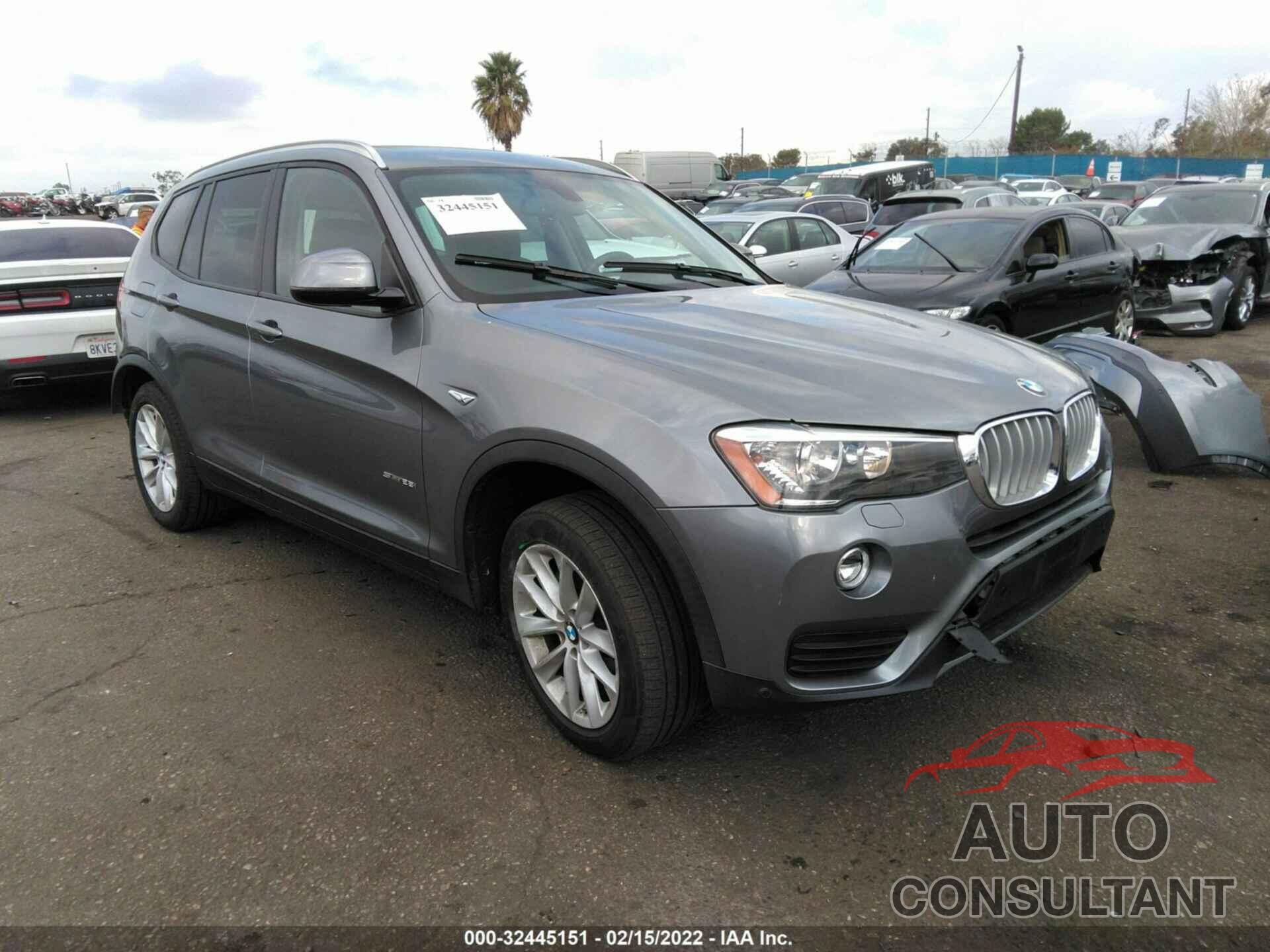 BMW X3 2017 - 5UXWZ7C32H0V90257