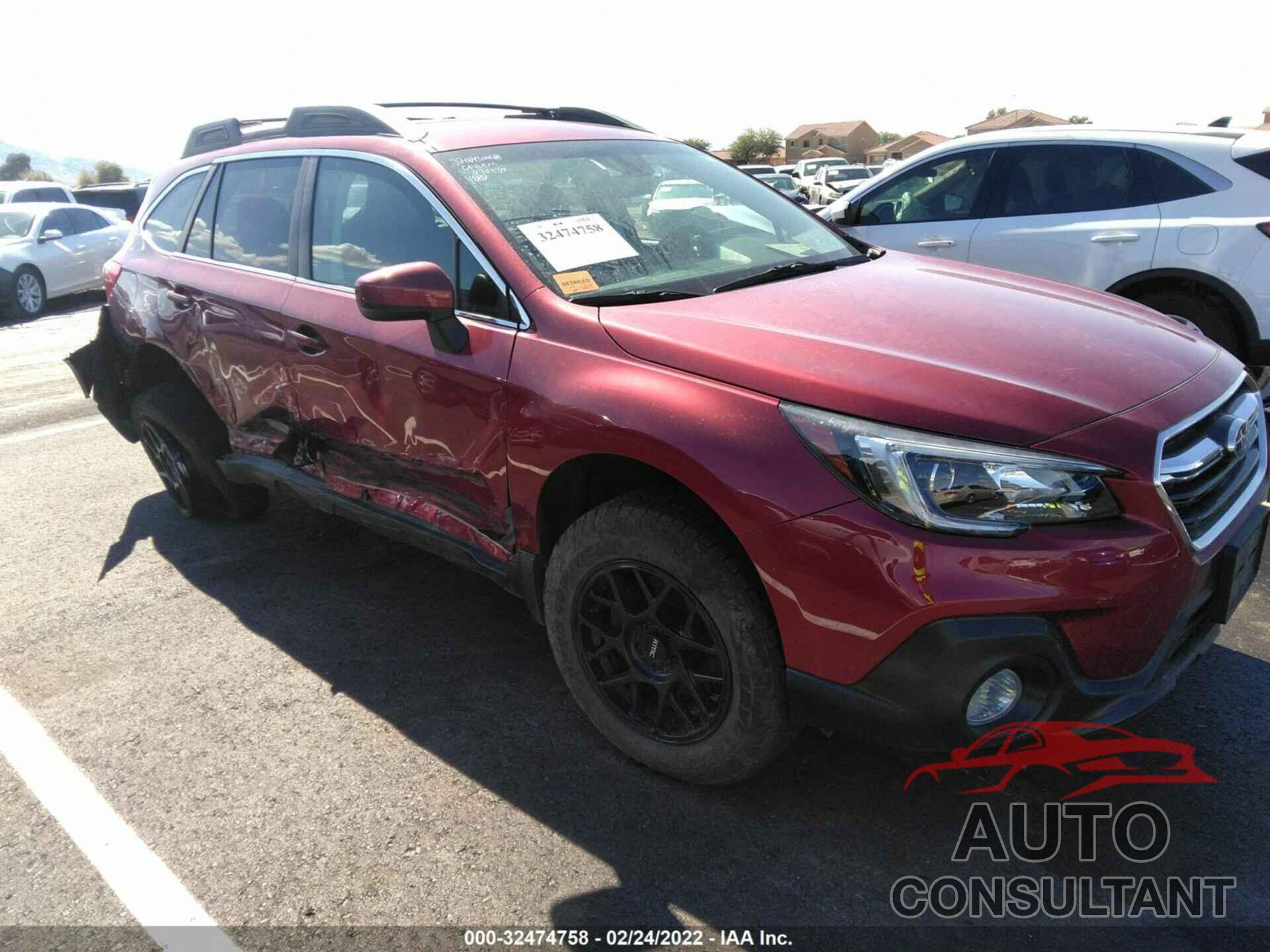 SUBARU OUTBACK 2019 - 4S4BSAFC2K3274887