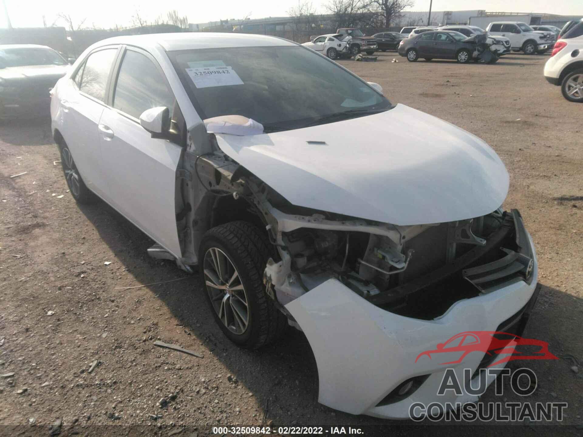 TOYOTA COROLLA 2016 - 5YFBURHEXGP425727