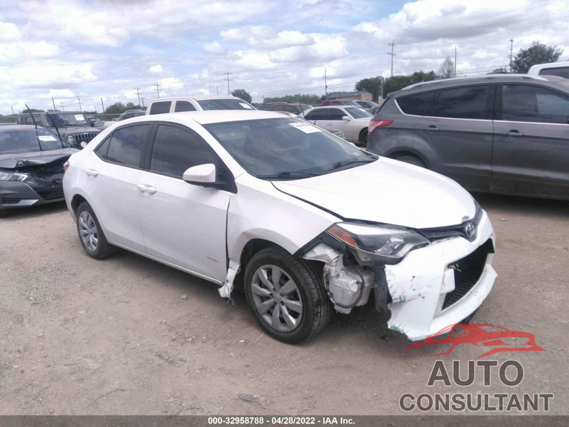 TOYOTA COROLLA 2016 - 5YFBURHE1GP505093