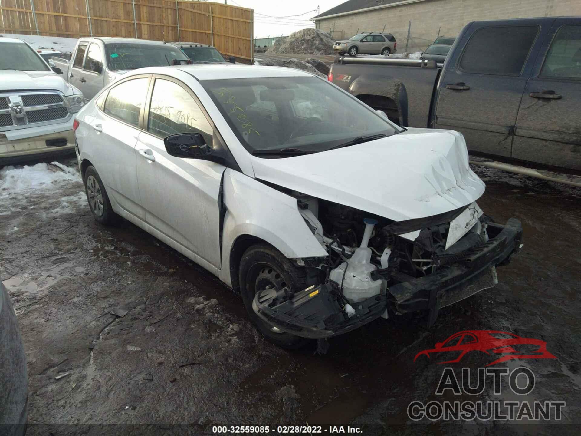 HYUNDAI ACCENT 2016 - KMHCT4AEXGU970247