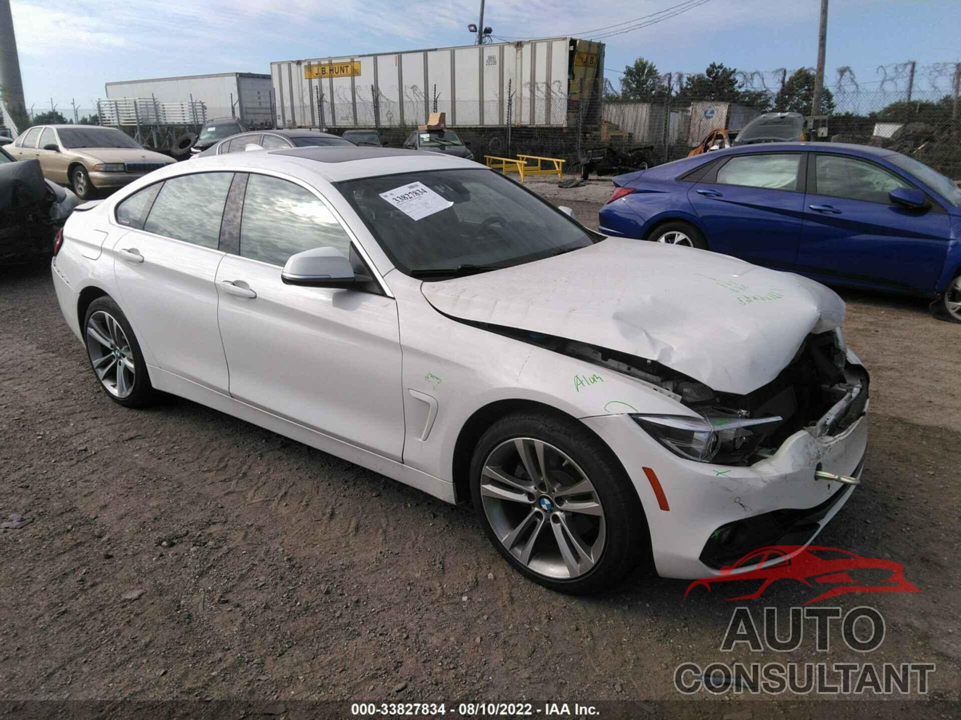 BMW 4 SERIES 2019 - WBA4J3C5XKBL09244