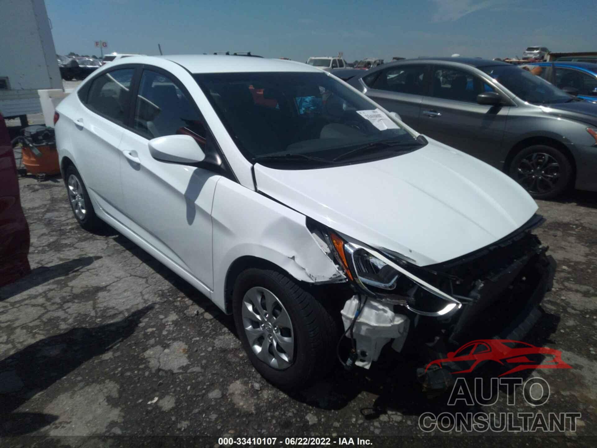 HYUNDAI ACCENT 2016 - KMHCT4AEXGU045094