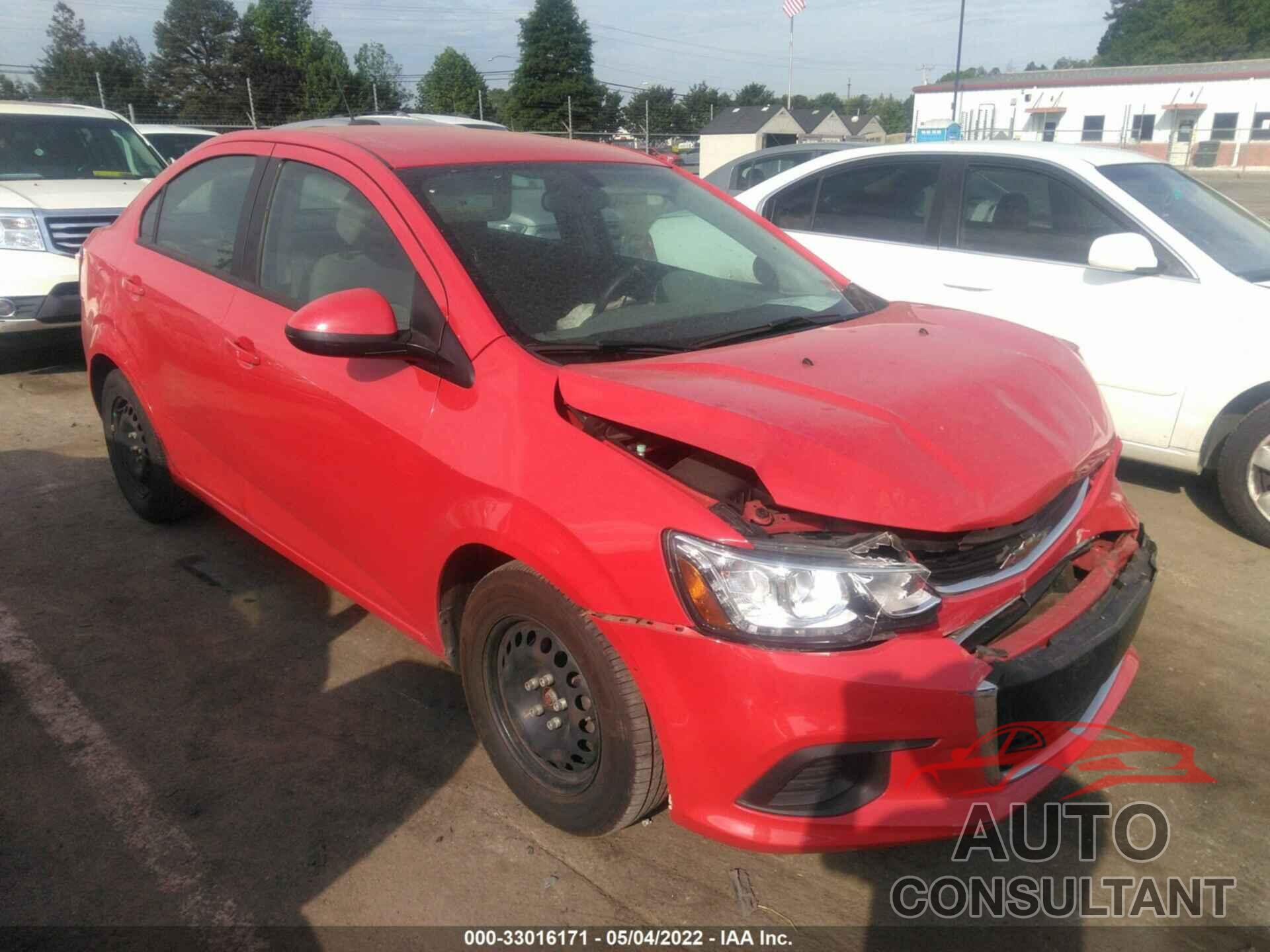 CHEVROLET SONIC 2019 - 1G1JB5SB5K4109567