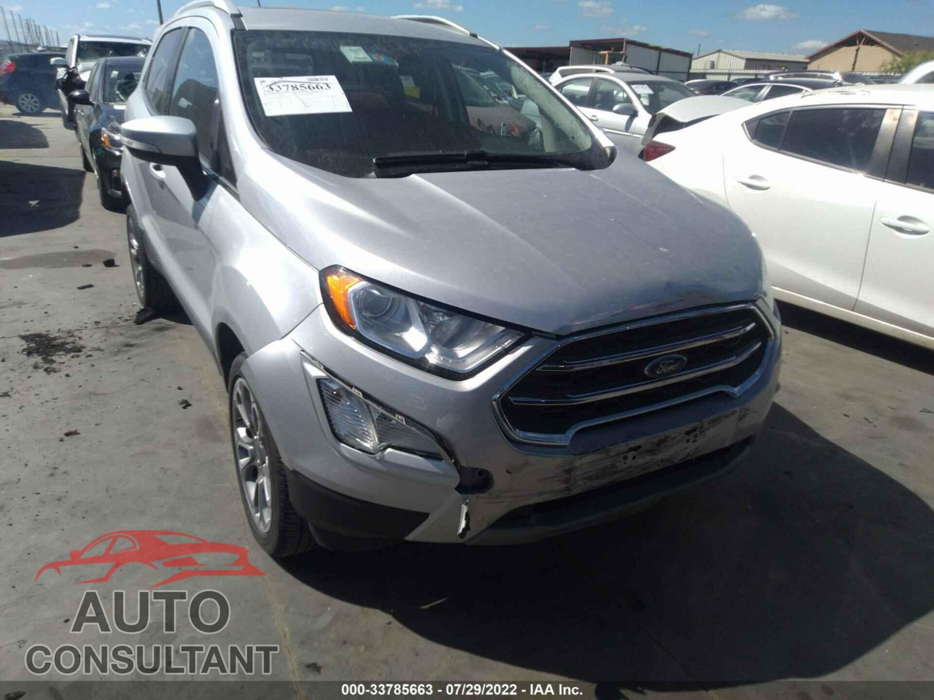 FORD ECOSPORT 2021 - MAJ6S3KL7MC411046