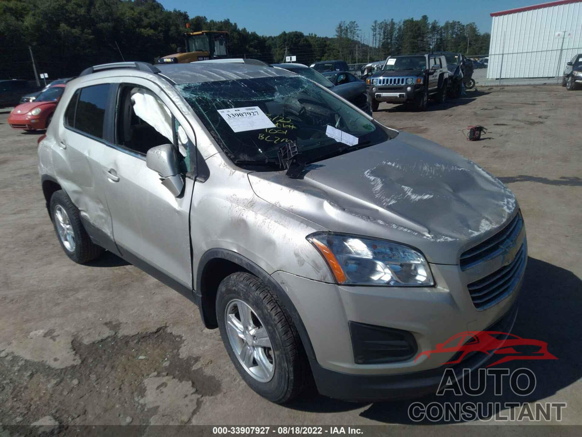 CHEVROLET TRAX 2016 - 3GNCJPSB7GL239938