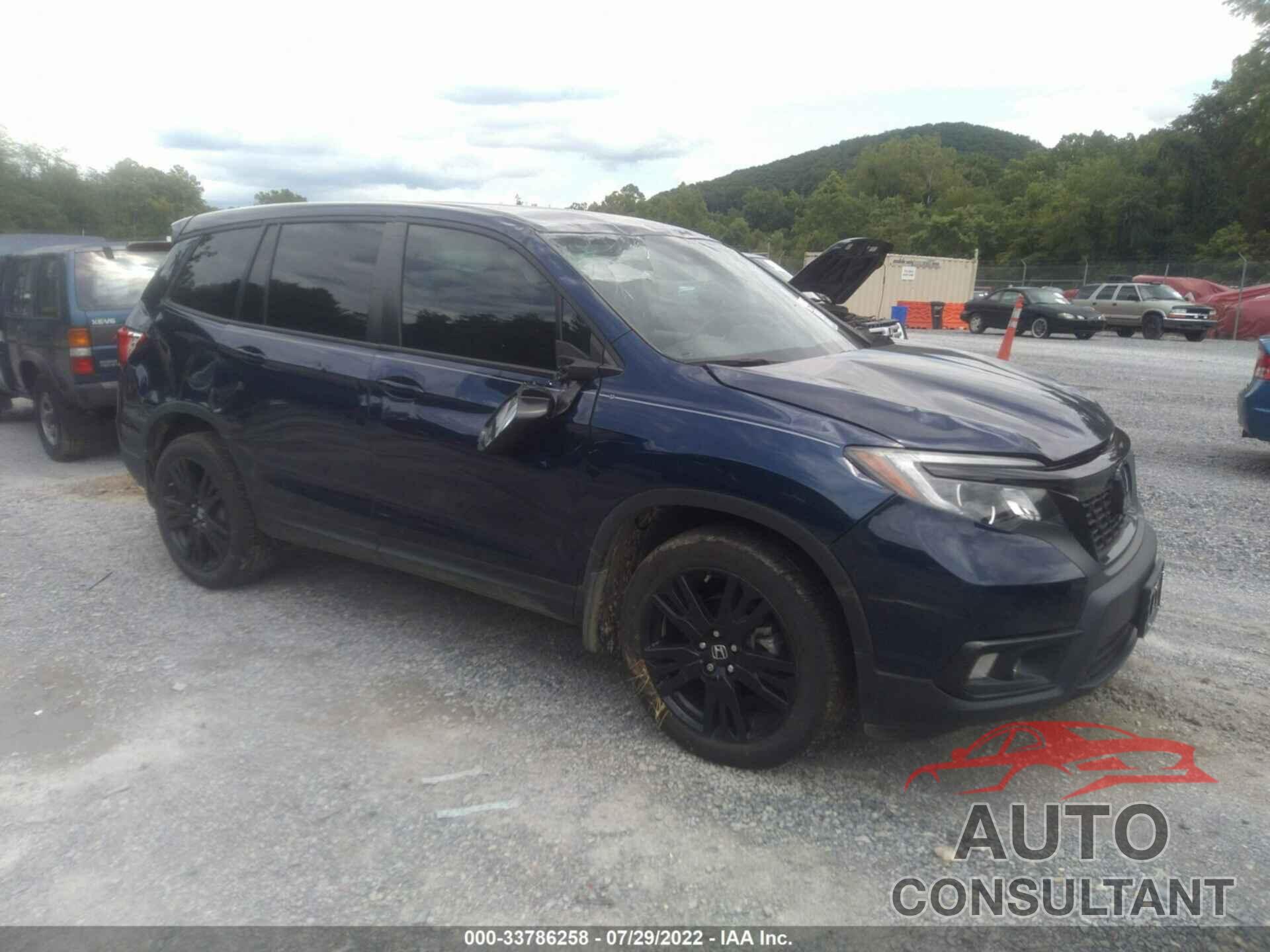 HONDA PASSPORT 2019 - 5FNYF8H28KB030079