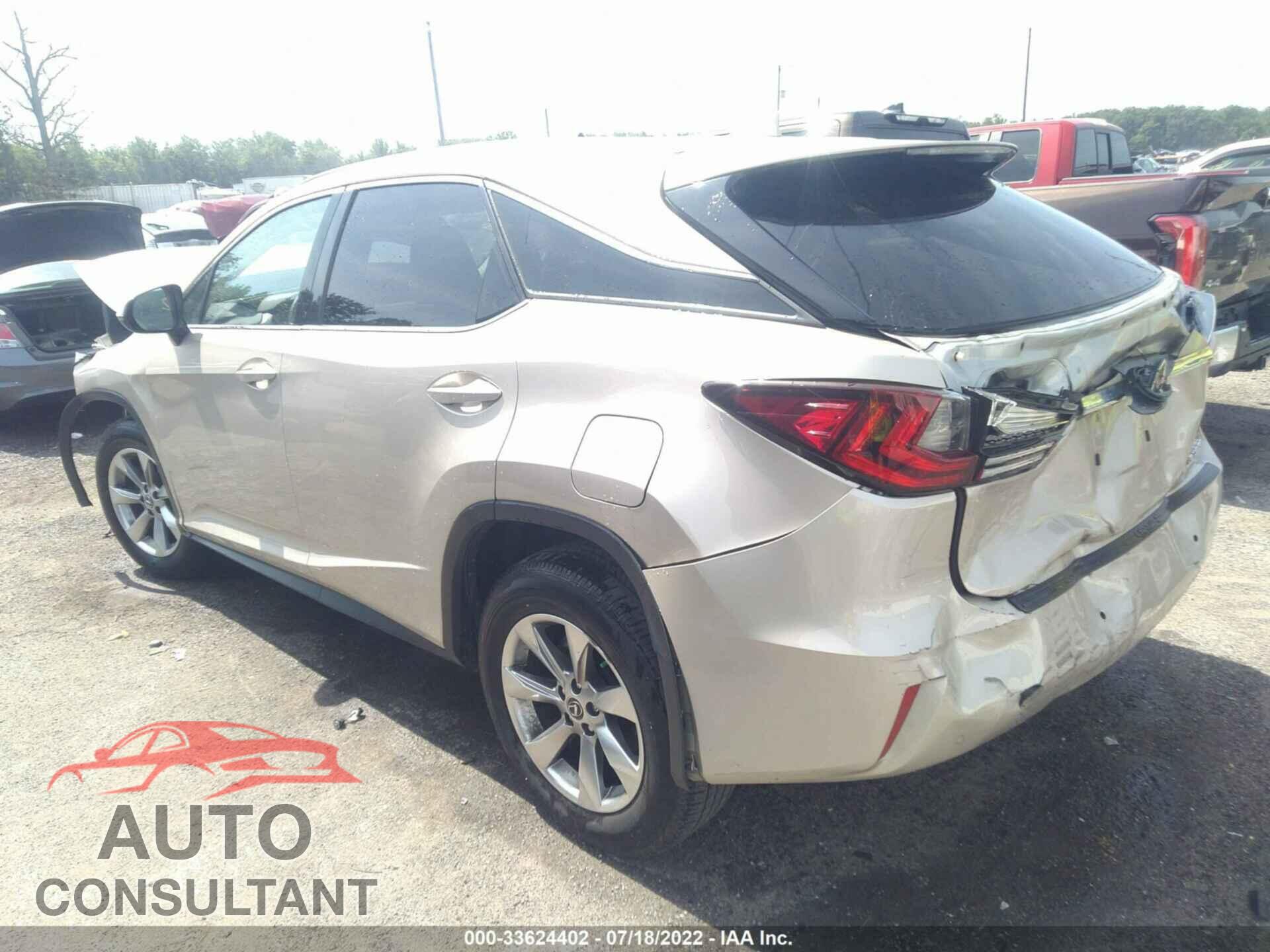LEXUS RX 2019 - 2T2BZMCA1KC198344