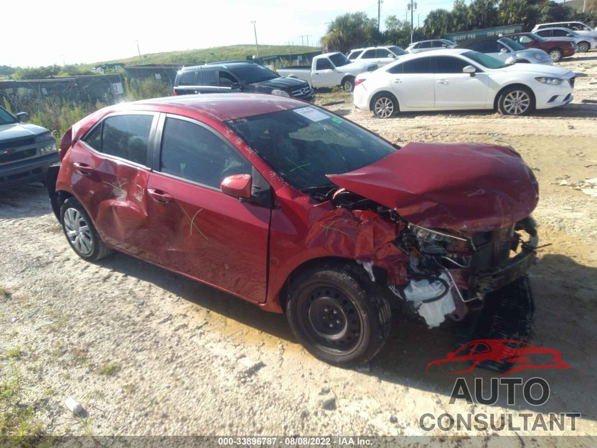 TOYOTA COROLLA 2019 - 2T1BURHE3KC180035