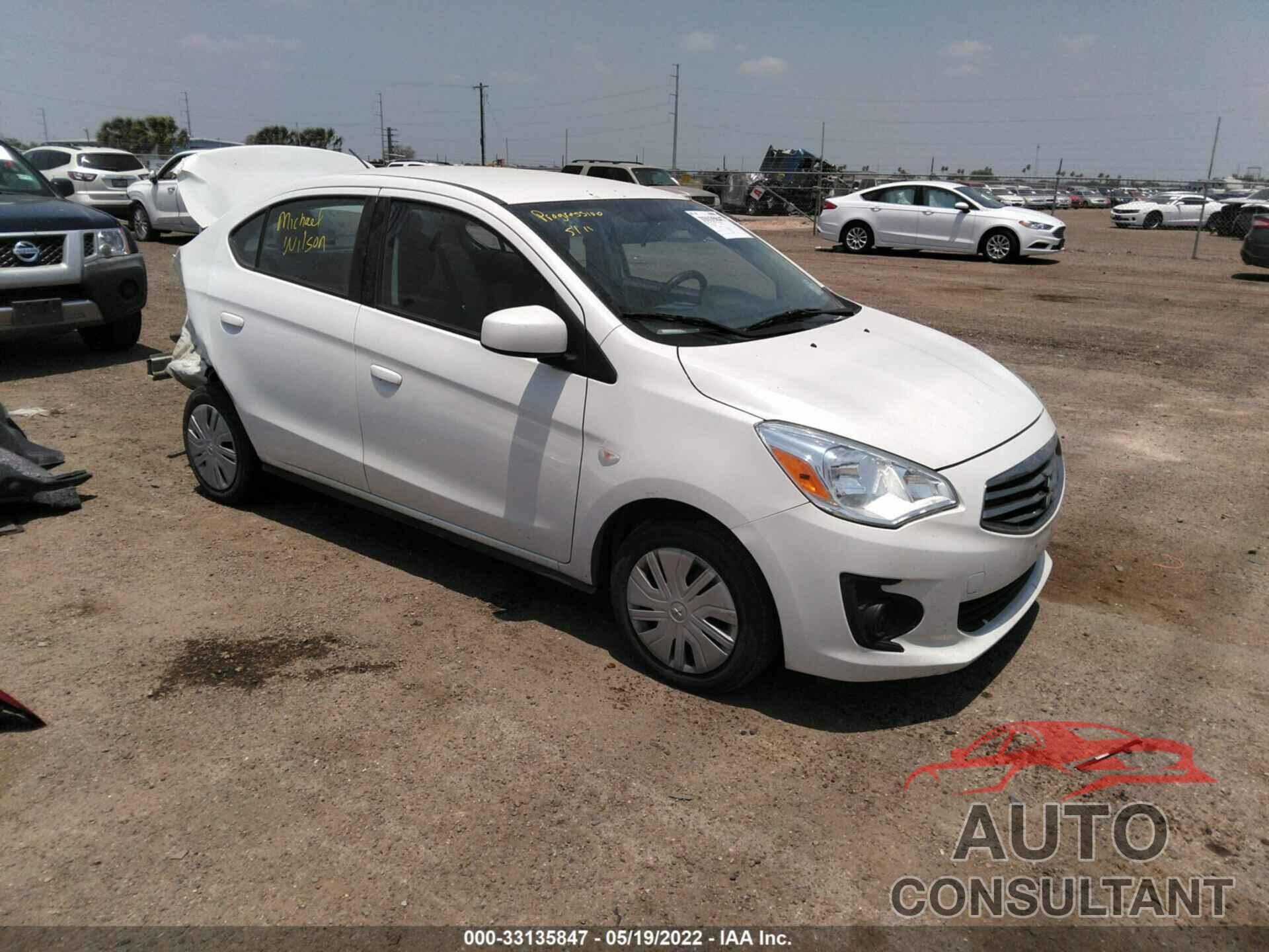 MITSUBISHI MIRAGE G4 2019 - ML32F3FJ8KHF09210