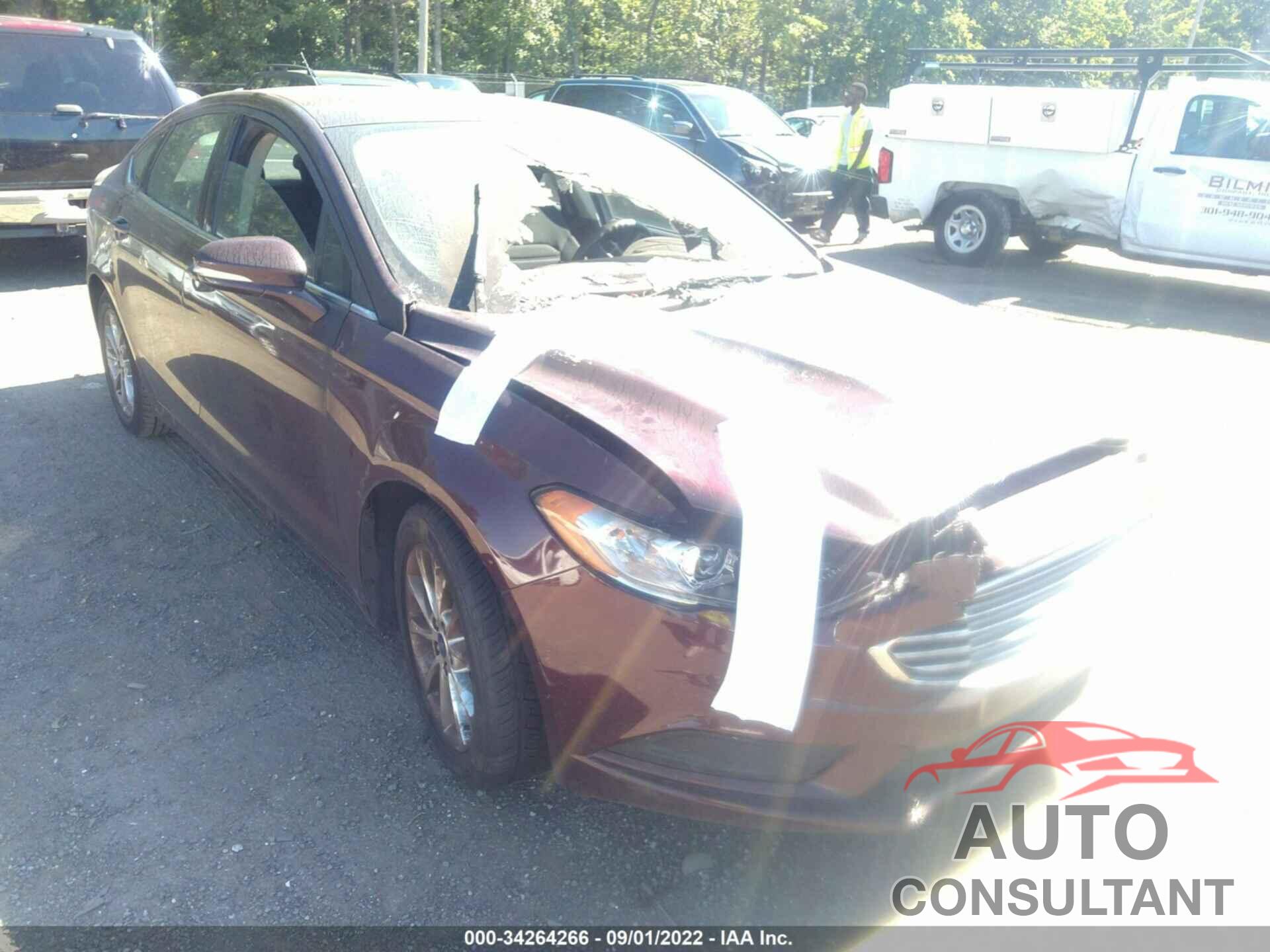 FORD FUSION 2017 - 3FA6P0H75HR151151