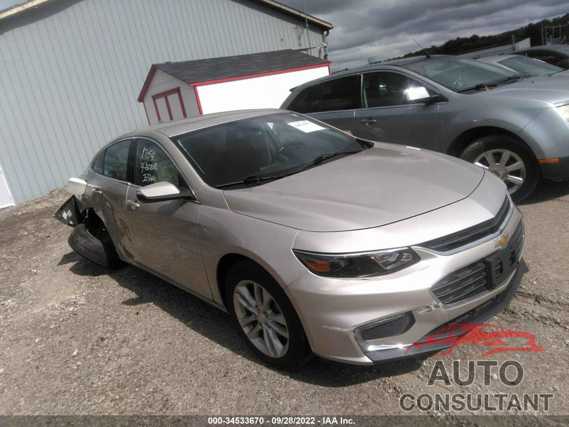 CHEVROLET MALIBU 2016 - 1G1ZE5ST7GF180798
