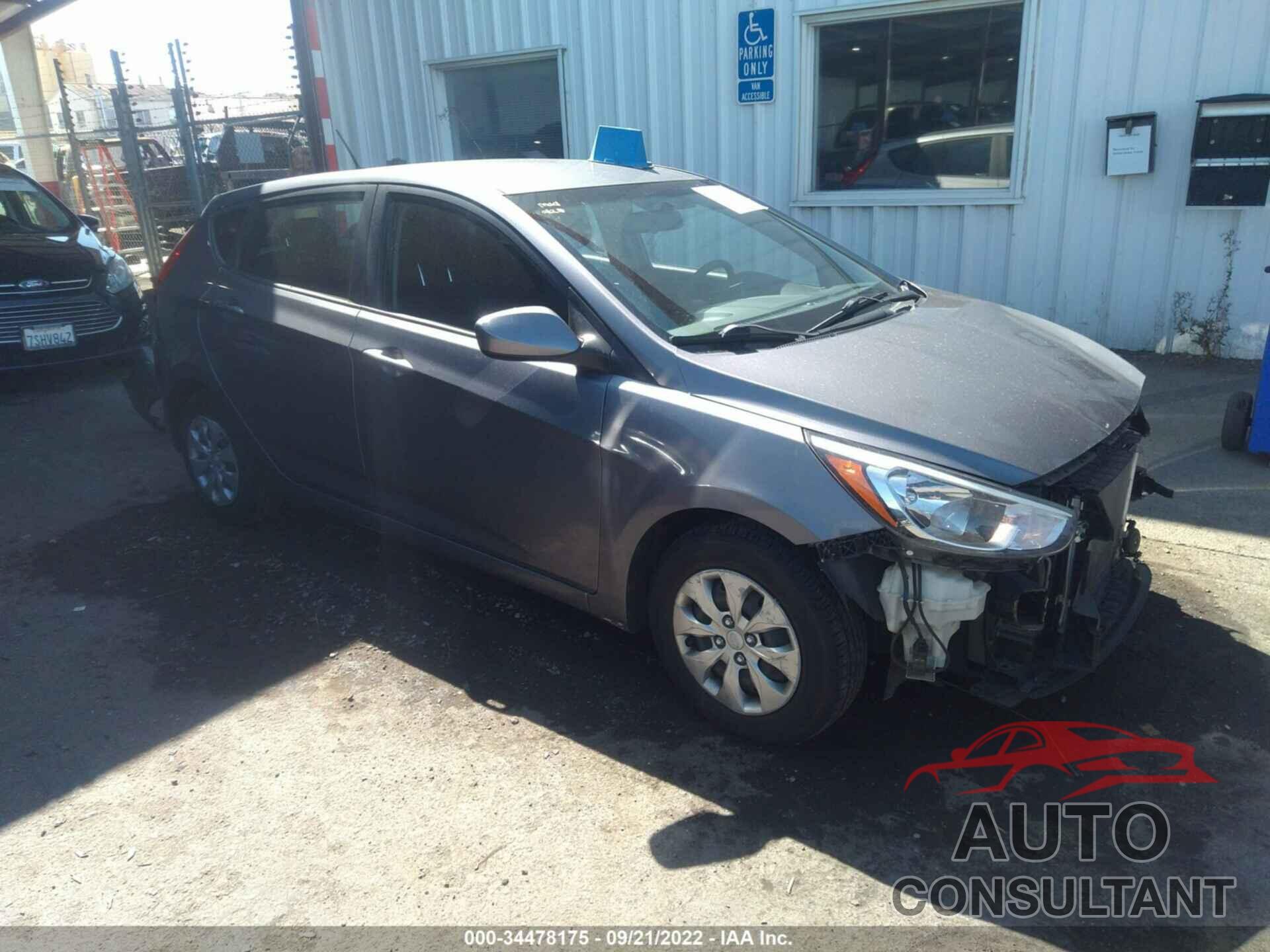 HYUNDAI ACCENT 2016 - KMHCT5AE6GU286589