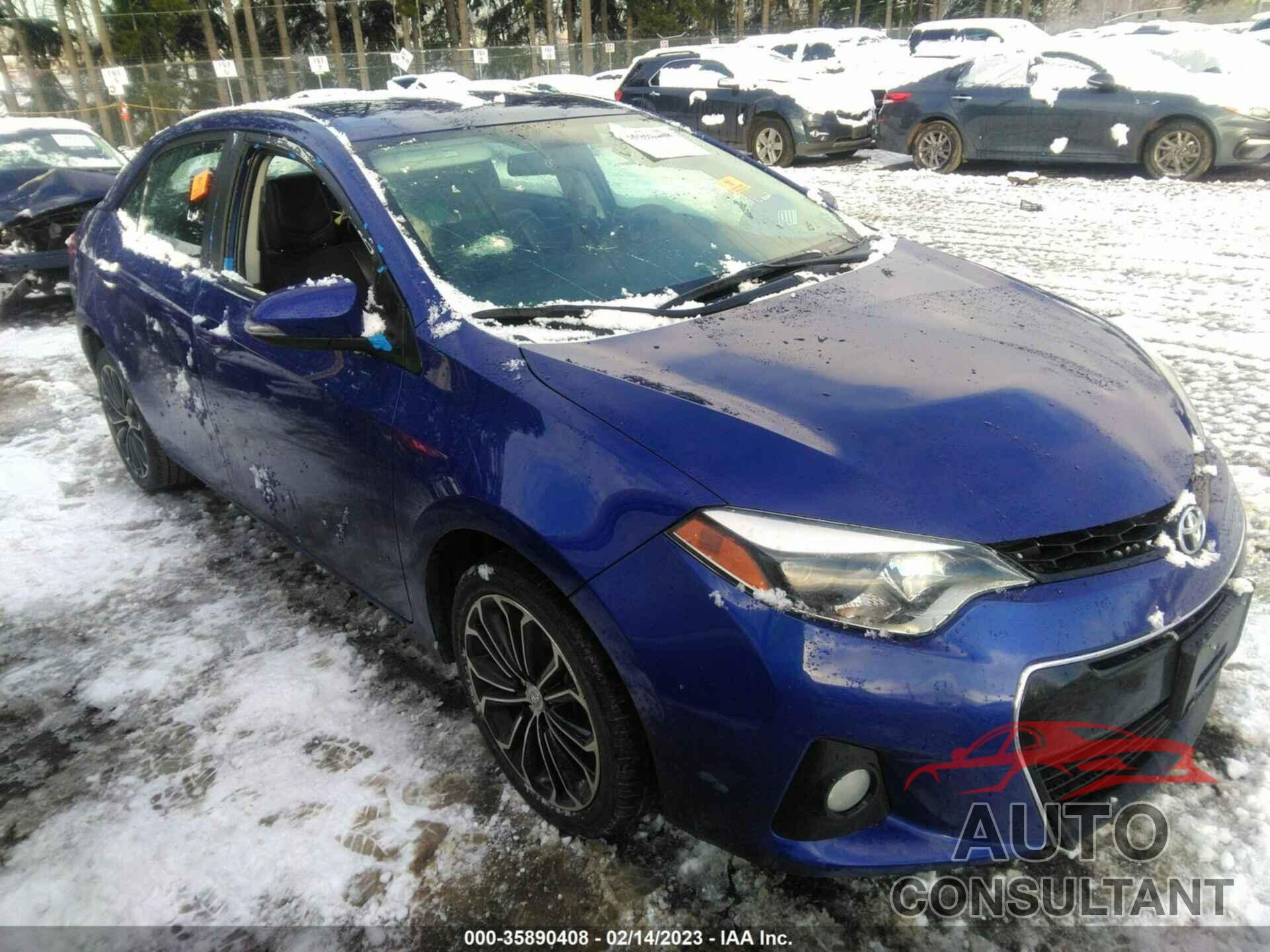 TOYOTA COROLLA 2016 - 2T1BURHEXGC723193