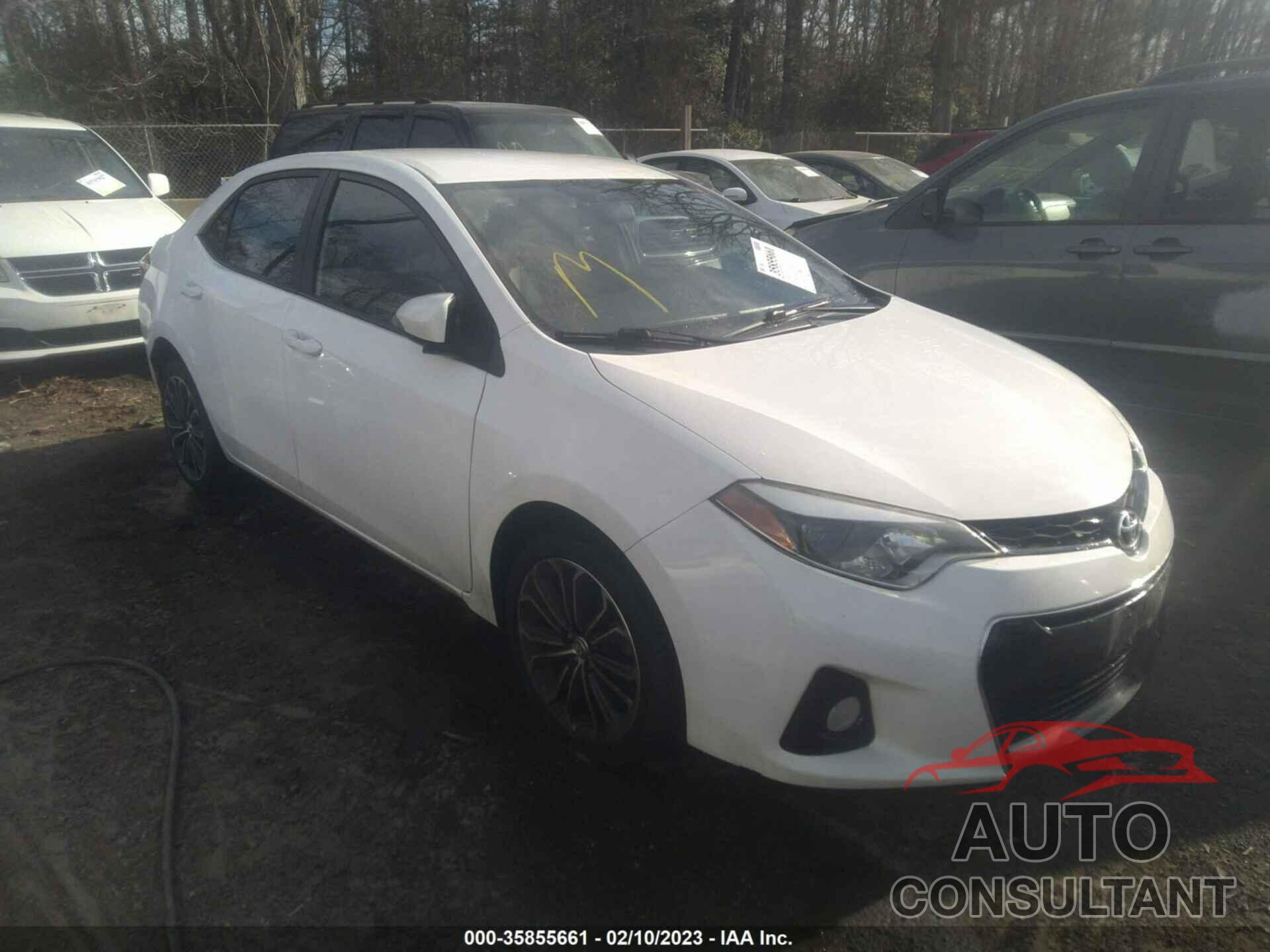 TOYOTA COROLLA 2016 - 2T1BURHE6GC743487