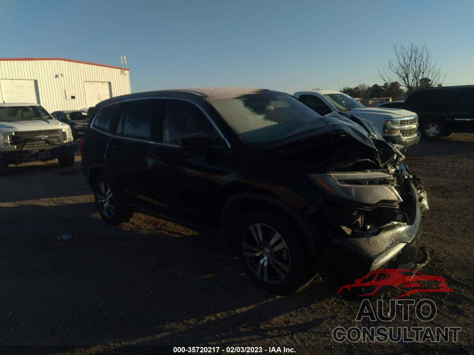 HONDA PILOT 2016 - 5FNYF5H72GB028975