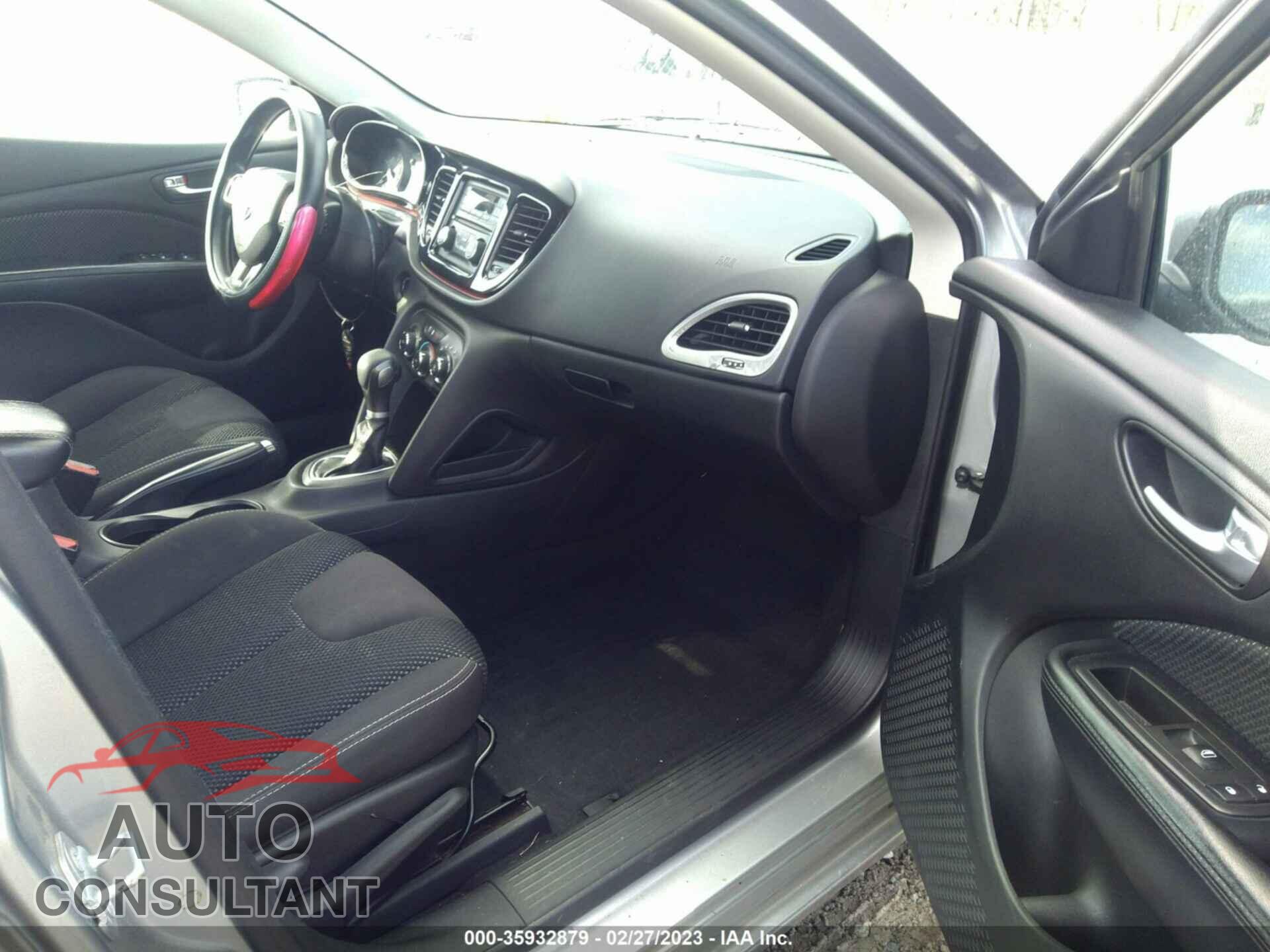 DODGE DART 2015 - 1C3CDFBB2FD128622