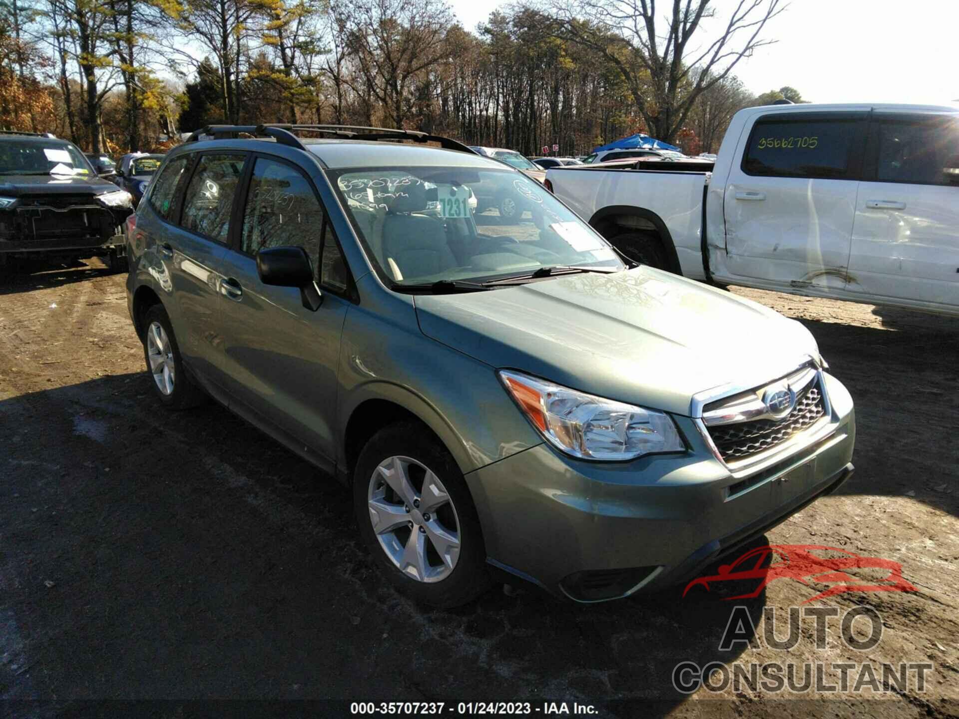SUBARU FORESTER 2016 - JF2SJABC7GH508692