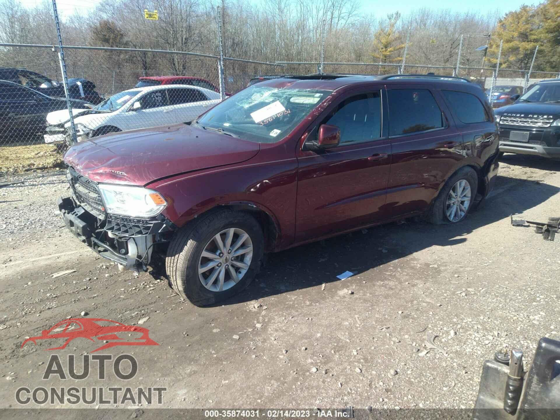 DODGE DURANGO 2019 - 1C4RDHAG7KC550206