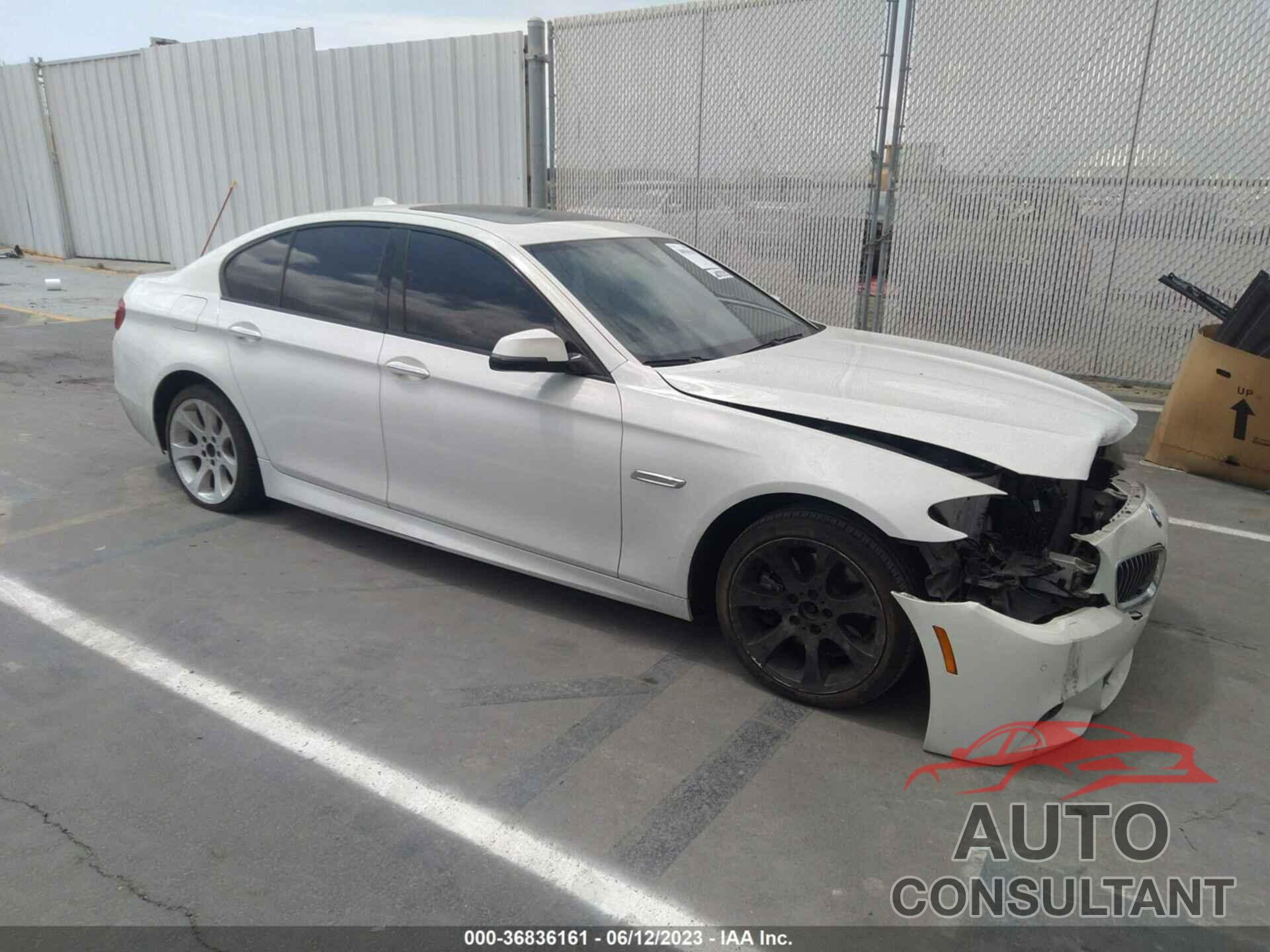 BMW 5 SERIES 2016 - WBA5A5C53GG349434