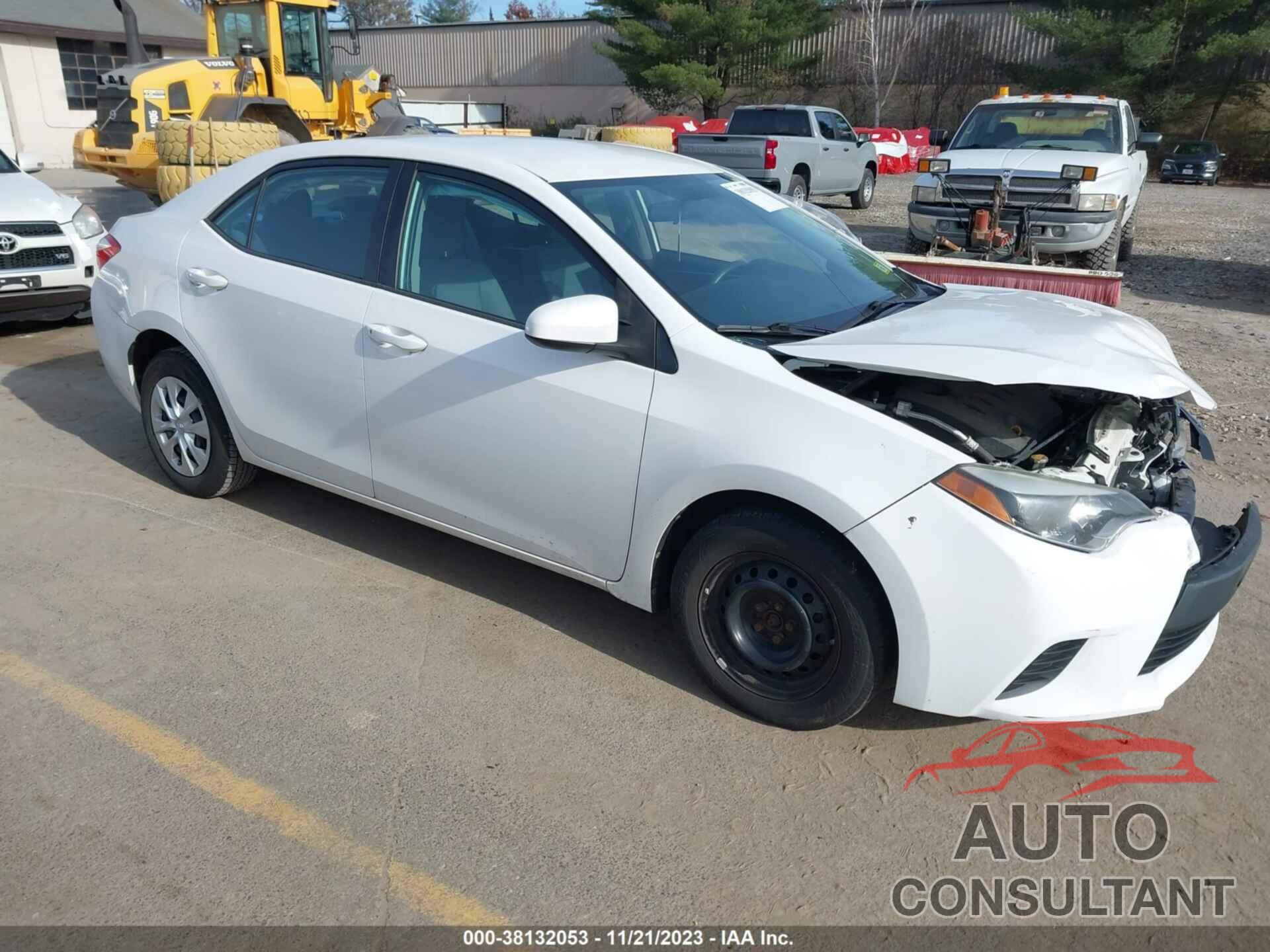 TOYOTA COROLLA 2016 - 2T1BURHE6GC614505