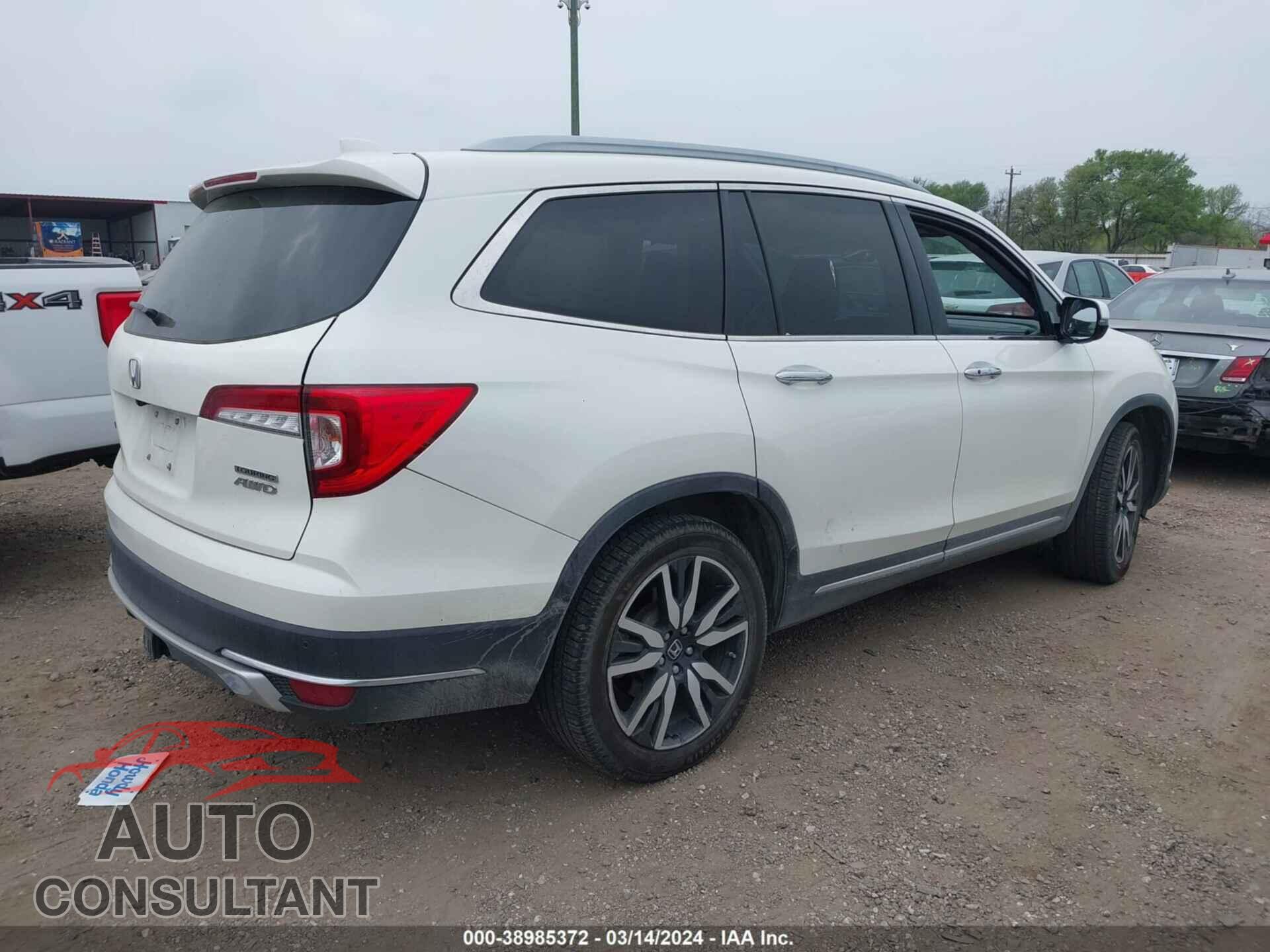 HONDA PILOT 2019 - 5FNYF6H98KB084371
