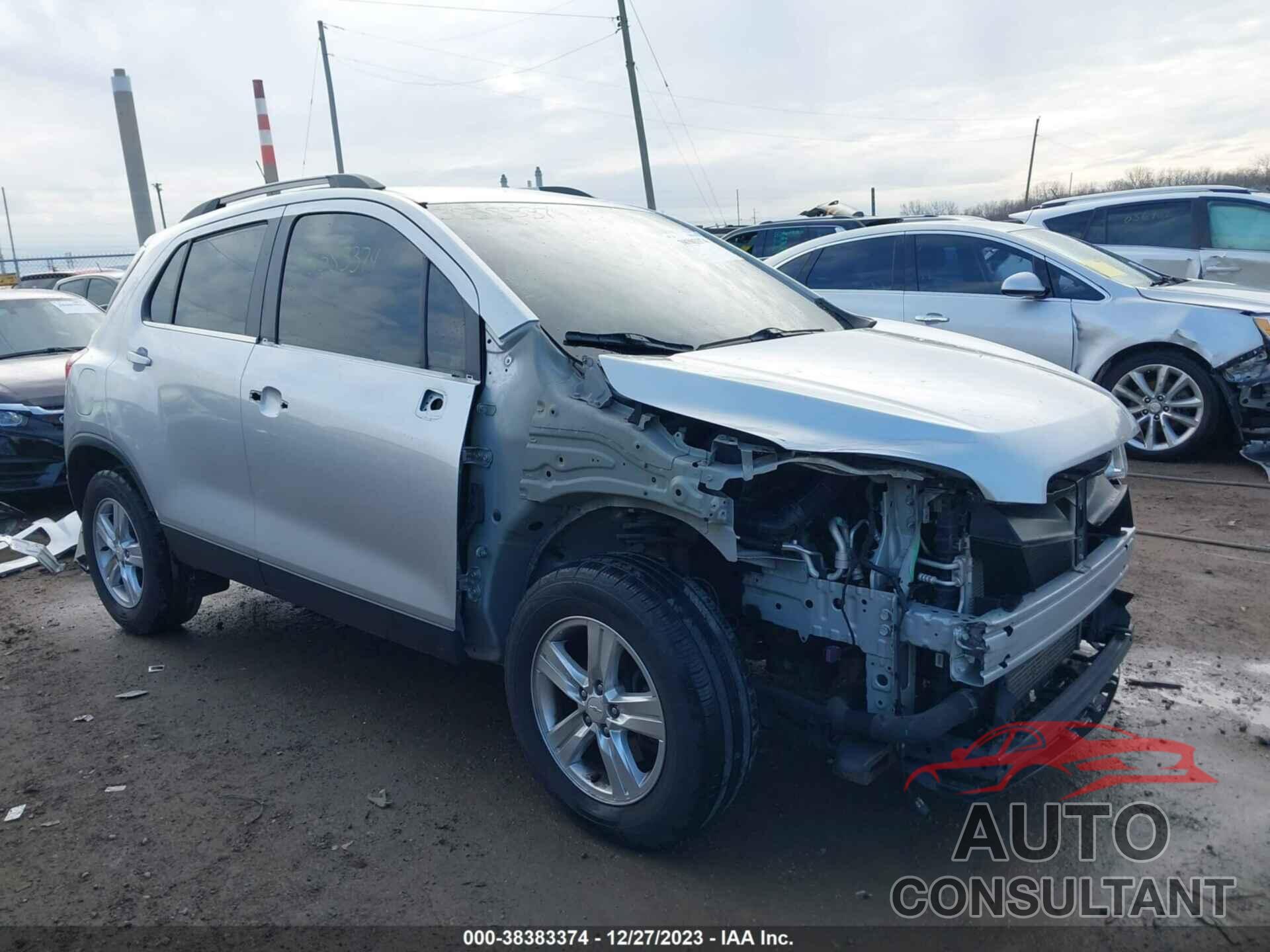 CHEVROLET TRAX 2016 - KL7CJLSB3GB586702