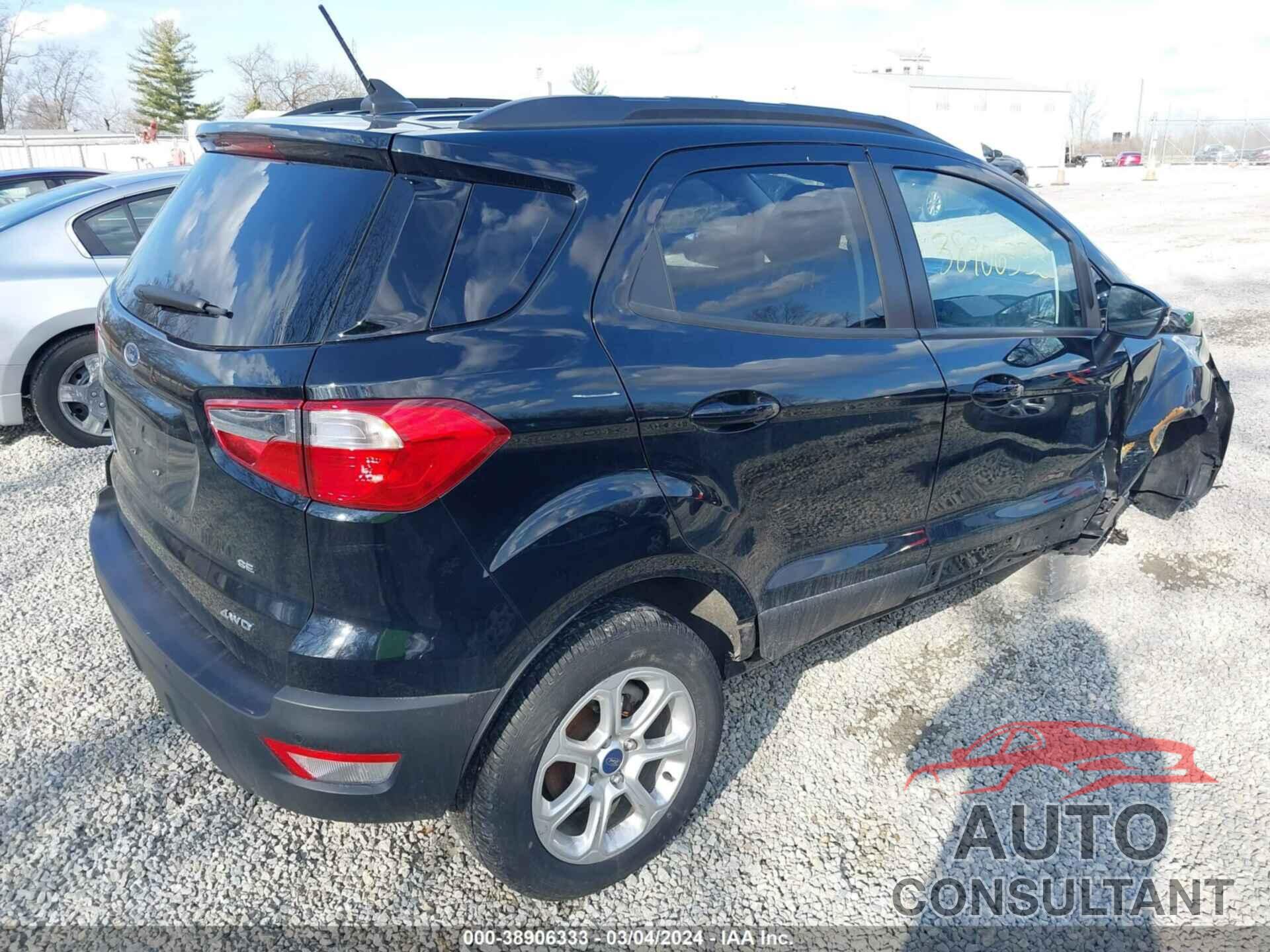 FORD ECOSPORT 2022 - MAJ6S3GL6NC461656