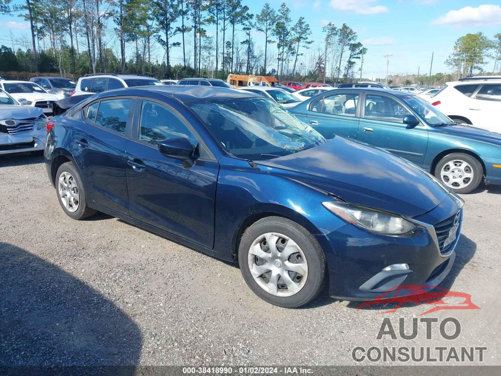 MAZDA MAZDA3 2016 - JM1BM1T79G1312074