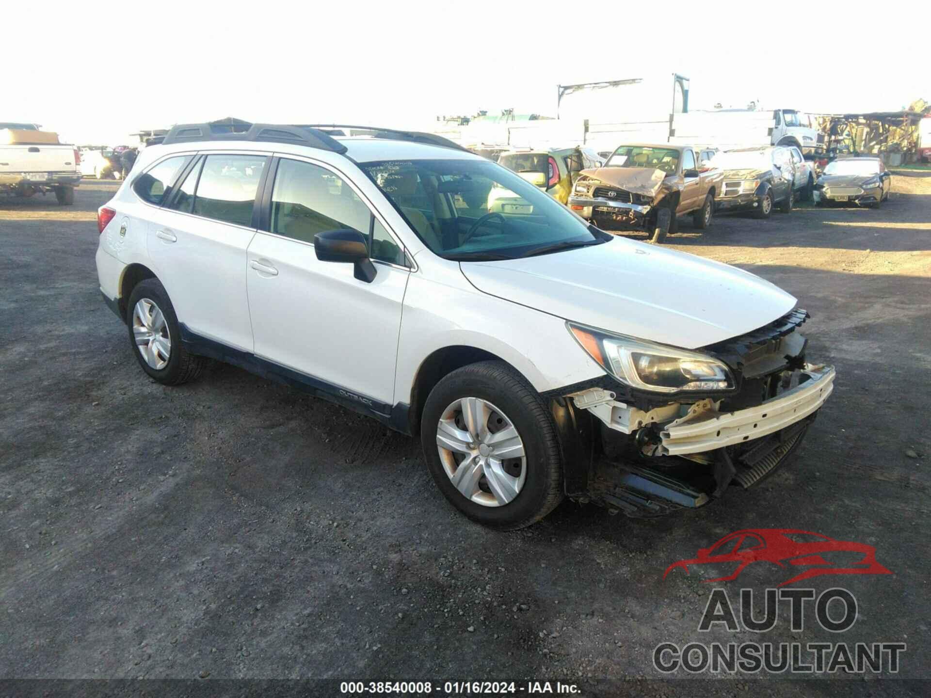 SUBARU OUTBACK 2016 - 4S4BSAAC3G3347828