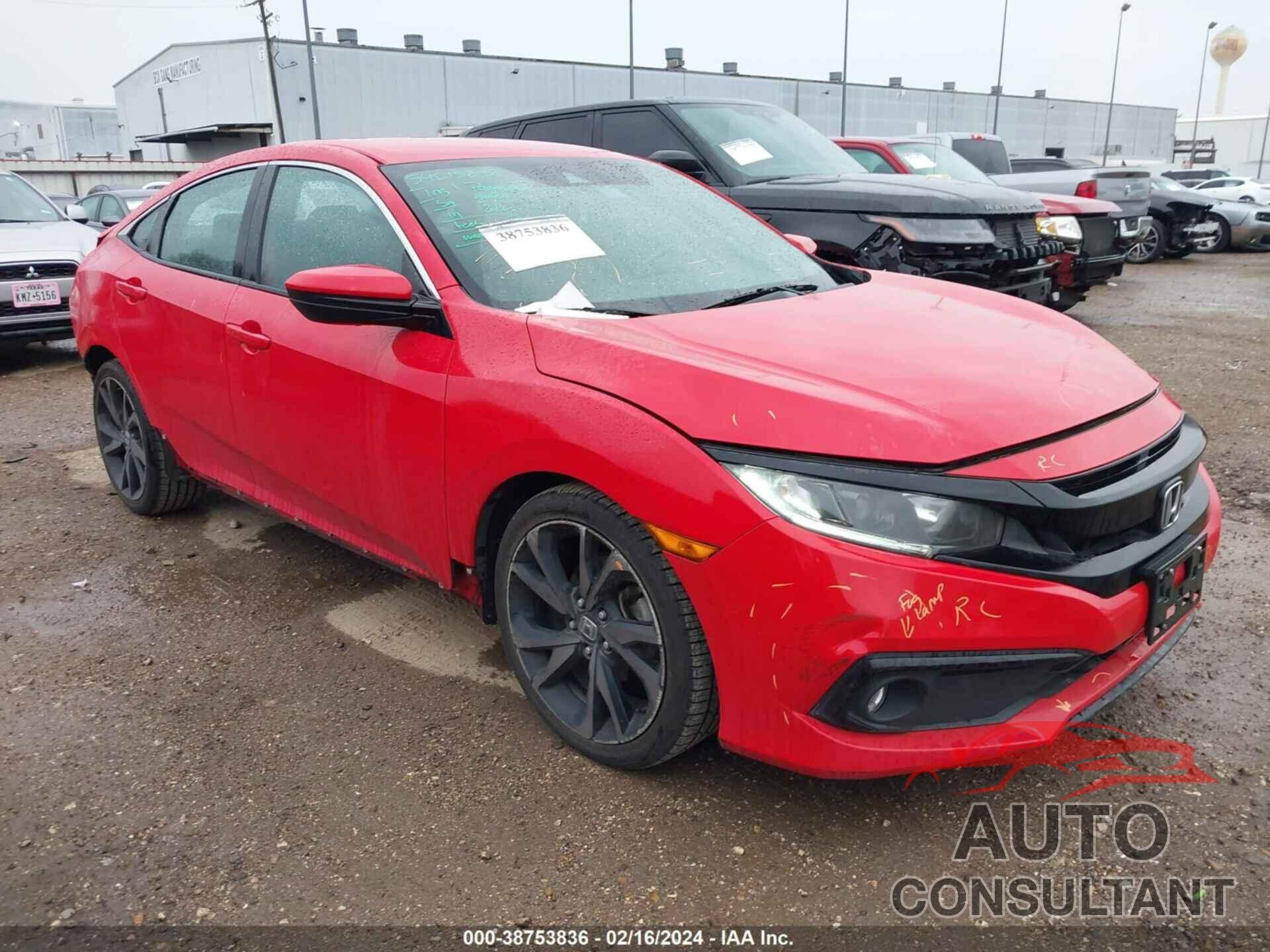 HONDA CIVIC 2020 - 2HGFC2F83LH510032