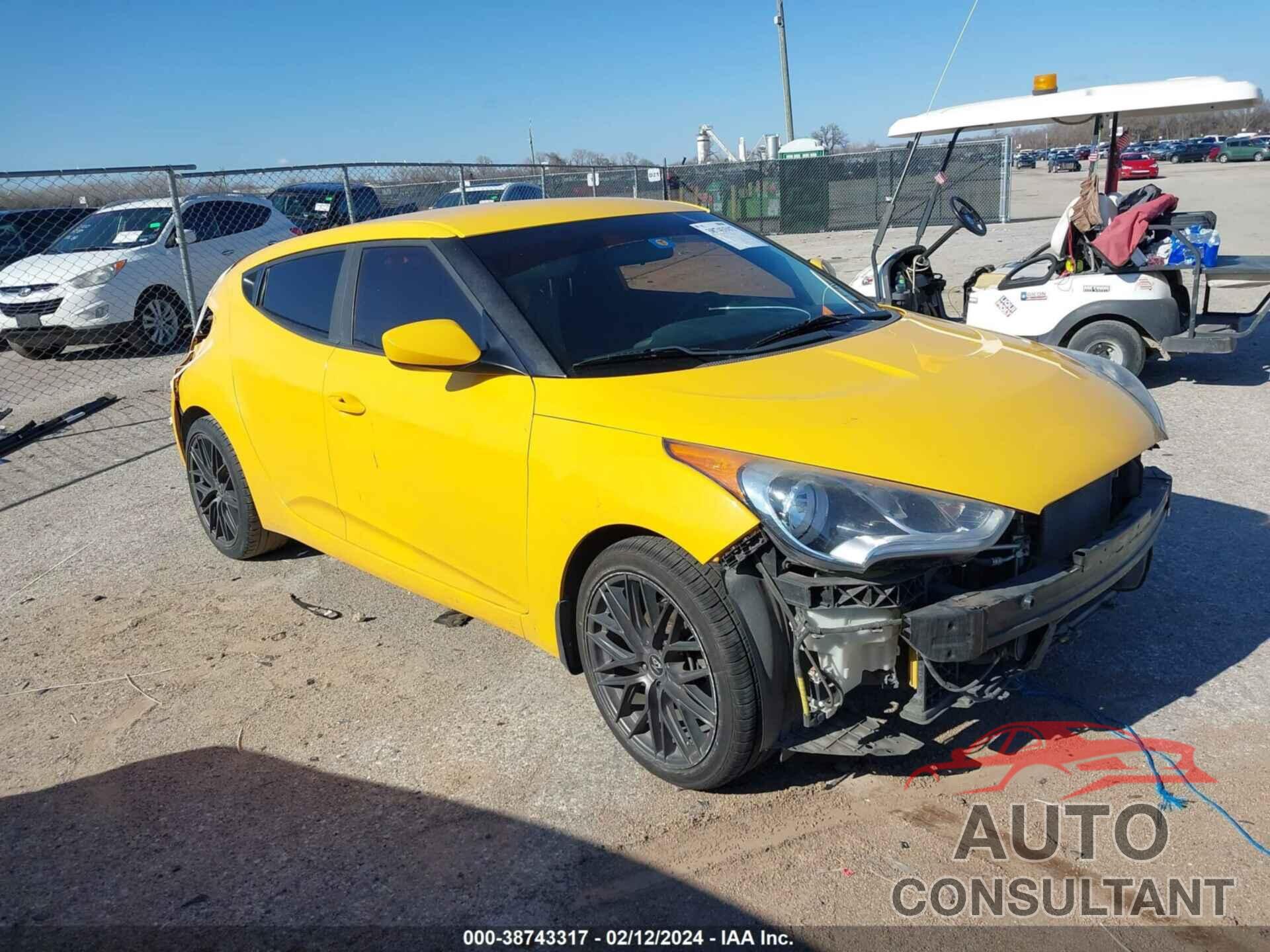 HYUNDAI VELOSTER 2016 - KMHTC6AD6GU294818